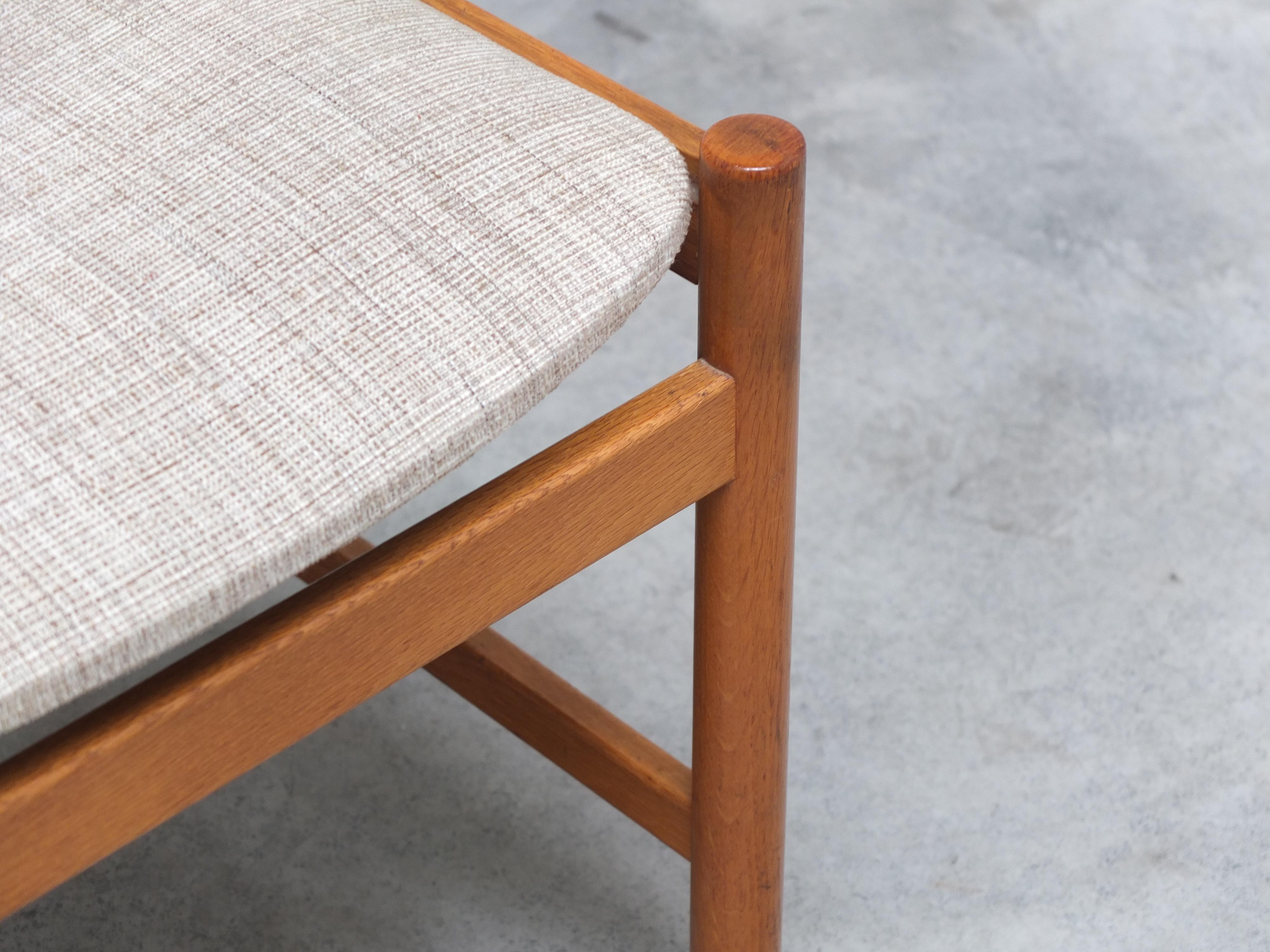 Set di 6 sedie da pranzo in Oak di Meubelatelier Vanda Watervliet, anni '60 in vendita 3