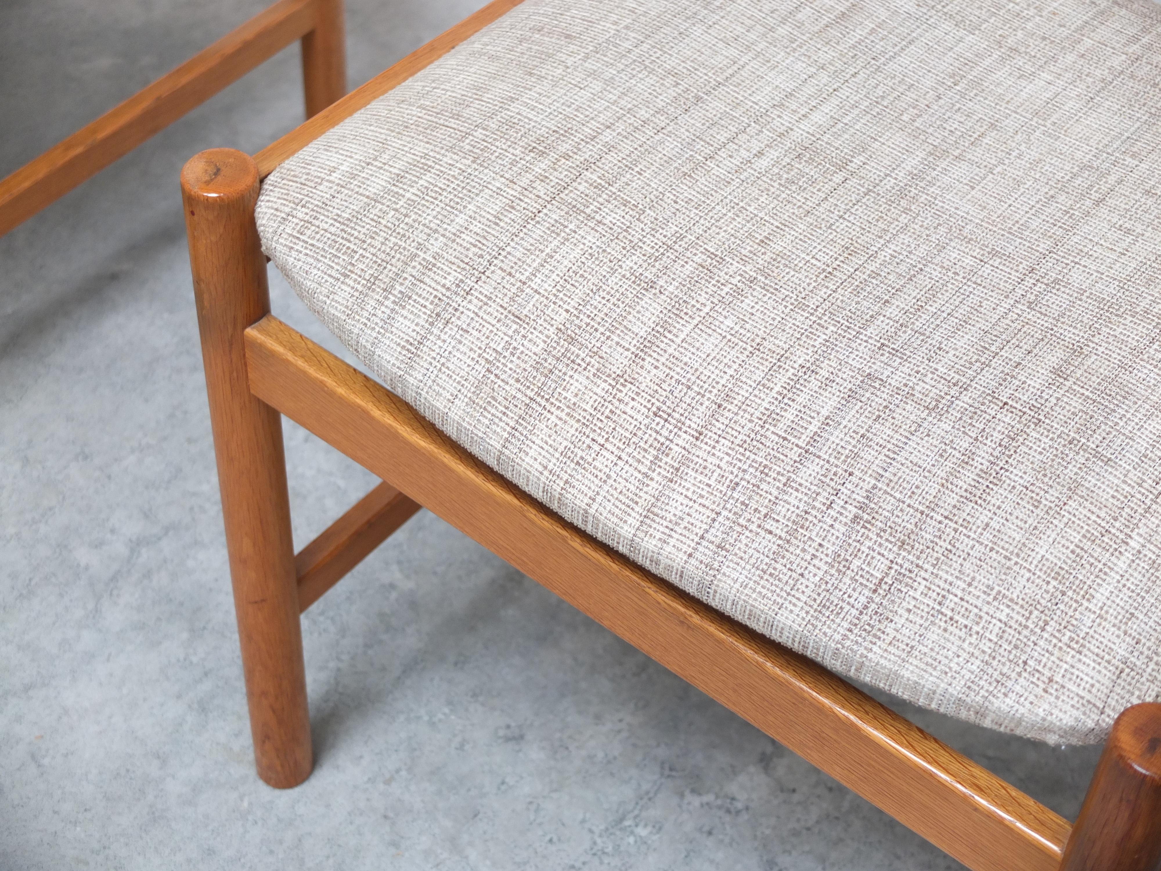 Set di 6 sedie da pranzo in Oak di Meubelatelier Vanda Watervliet, anni '60 in vendita 6