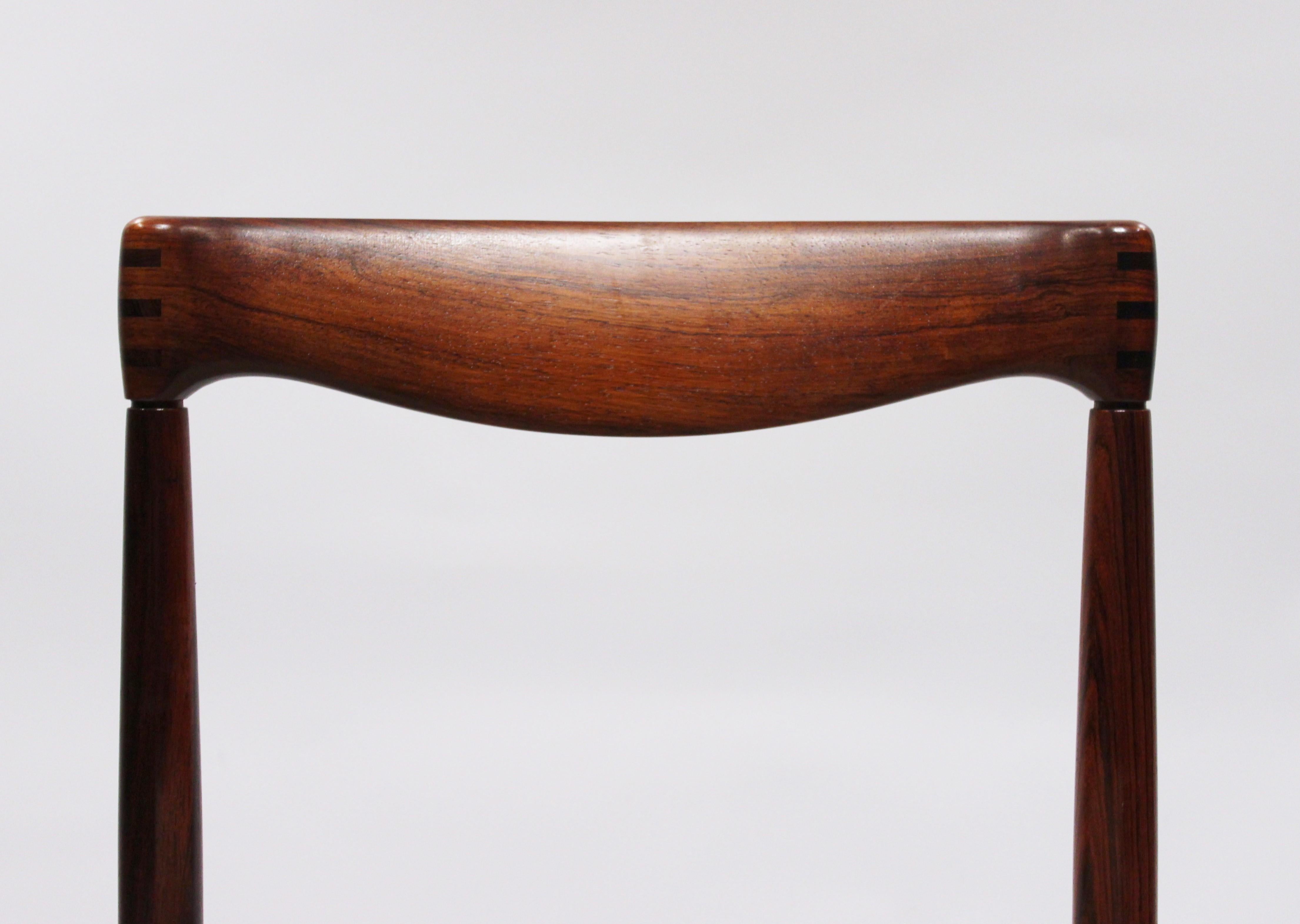 Mid-20th Century Set of 6 Dining Chairs in Rosewood, by H.W. Klein and Bramin, 1960s