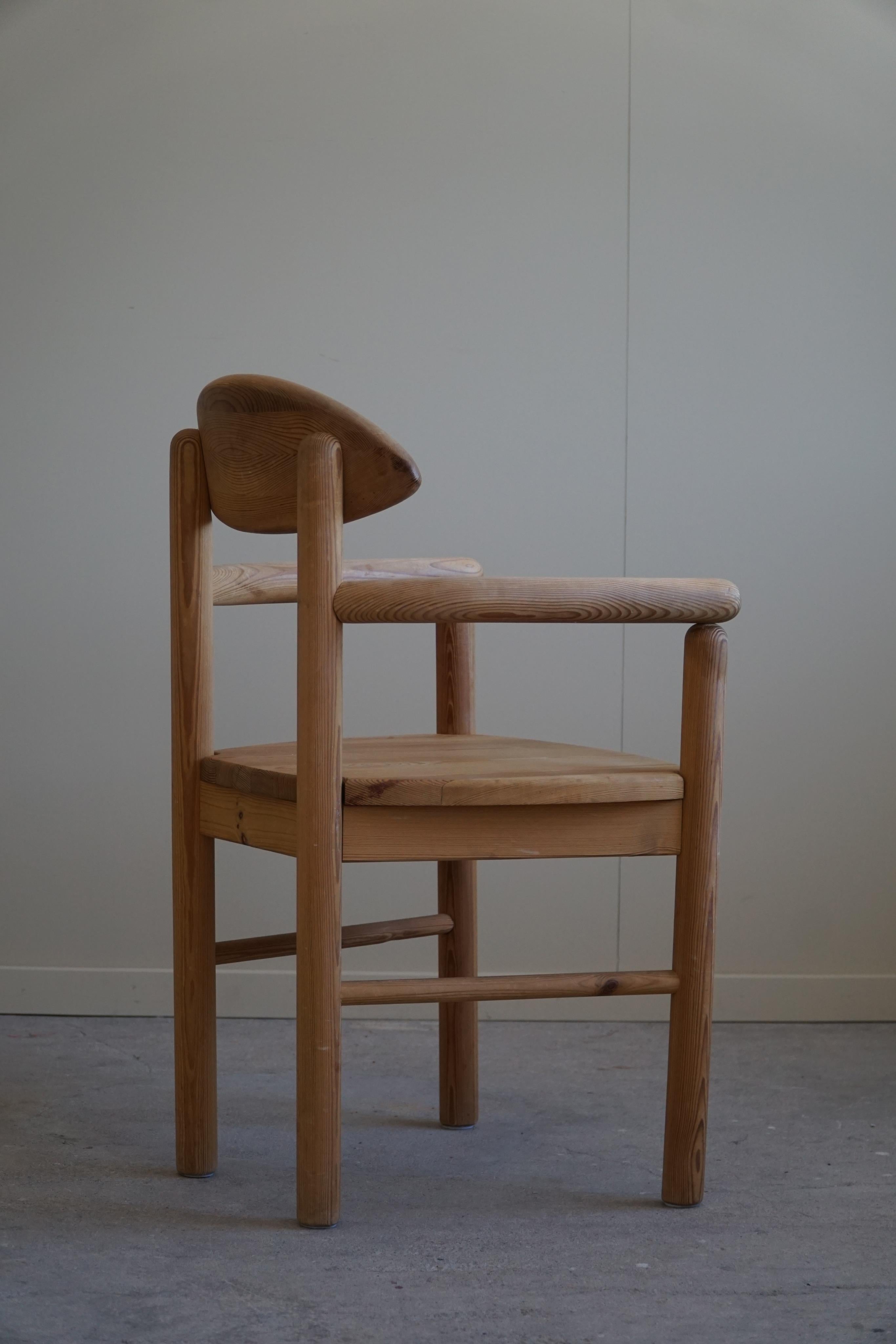 Set of 6 Dining Chairs in Solid Pine, Rainer Daumiller, Danish Modern, 1970s For Sale 2