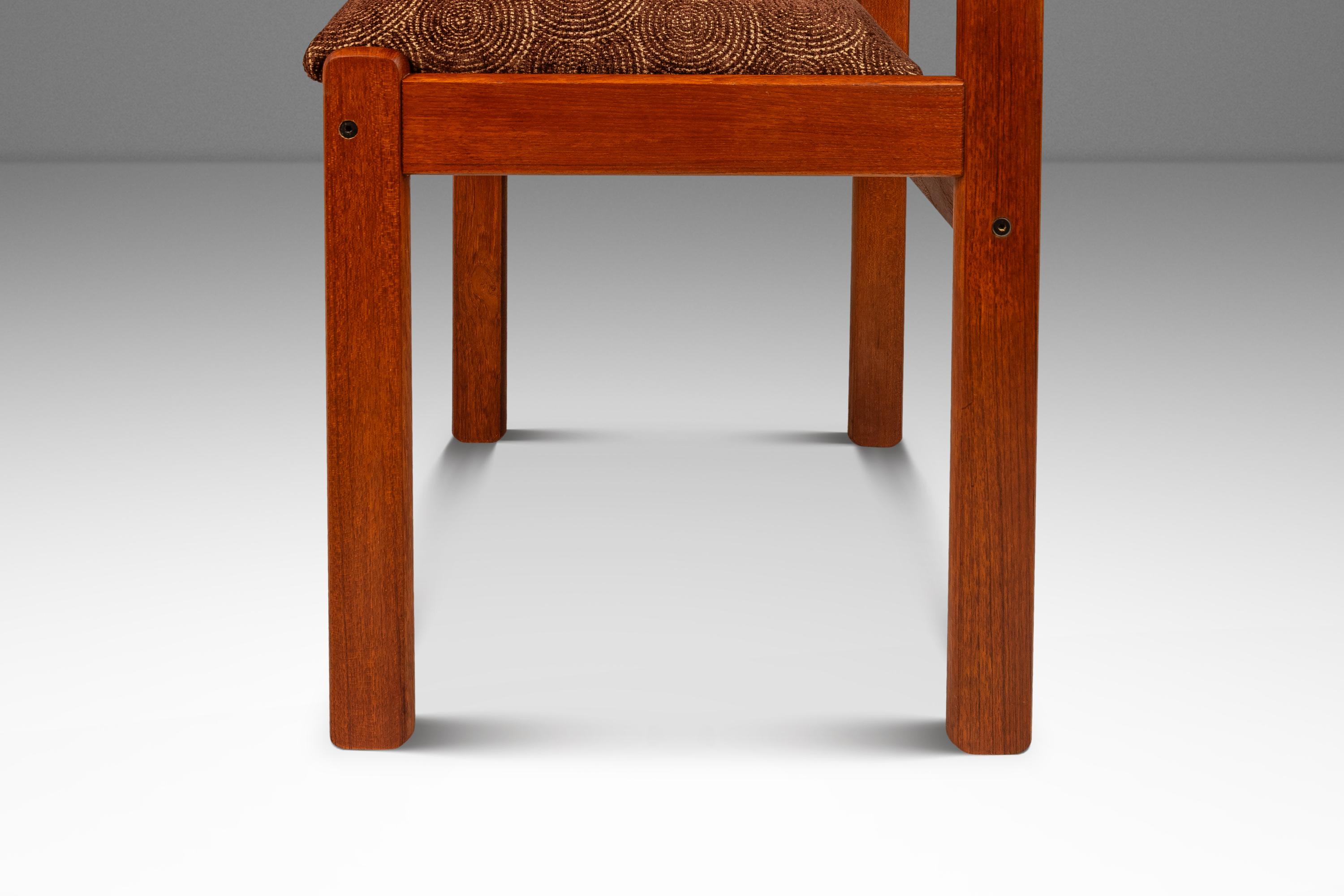 Ensemble de 6 chaises de salle à manger en teck massif par Findahl Møbler, Danemark, c. 1970 en vente 5