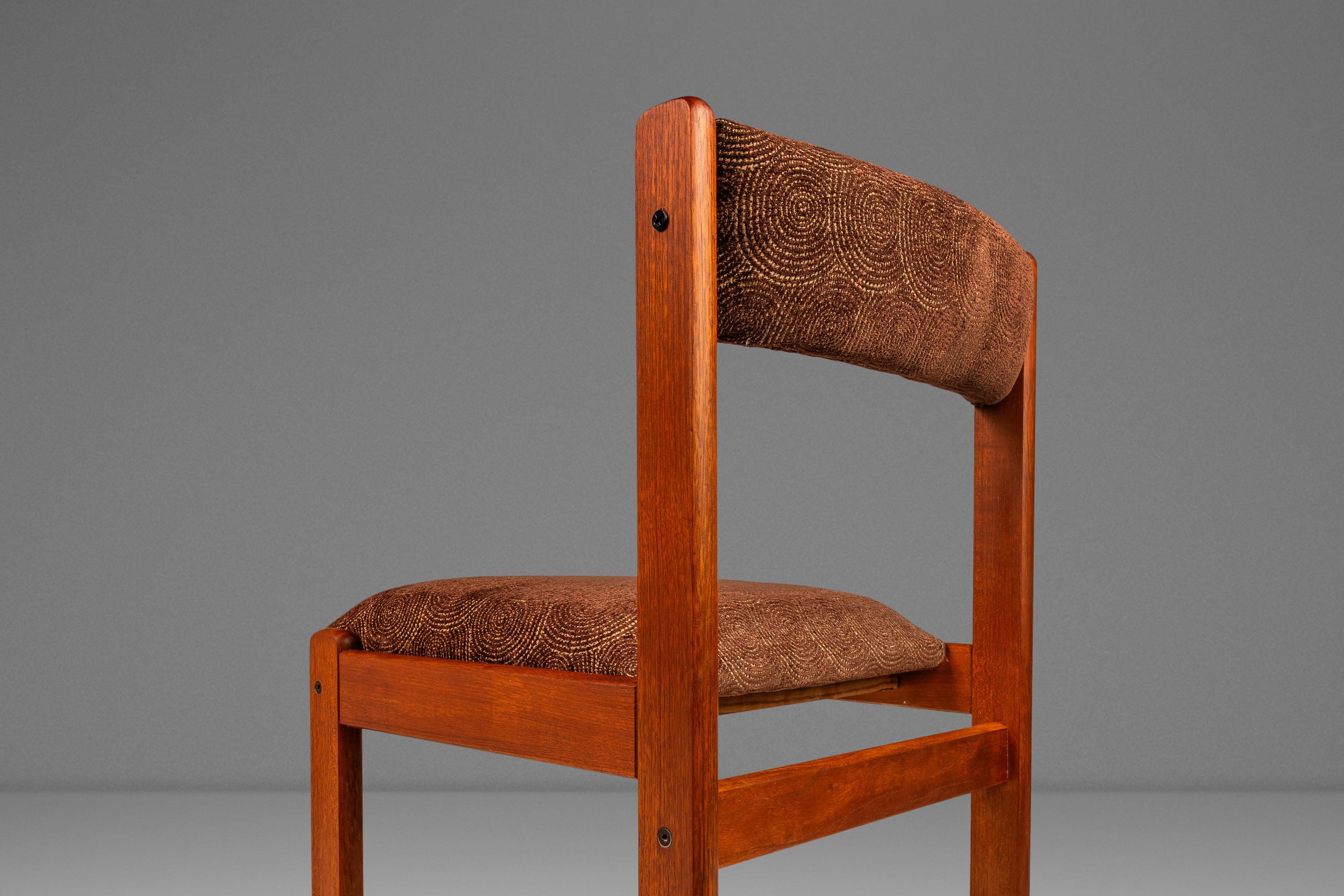 Ensemble de 6 chaises de salle à manger en teck massif par Findahl Møbler, Danemark, c. 1970 en vente 6