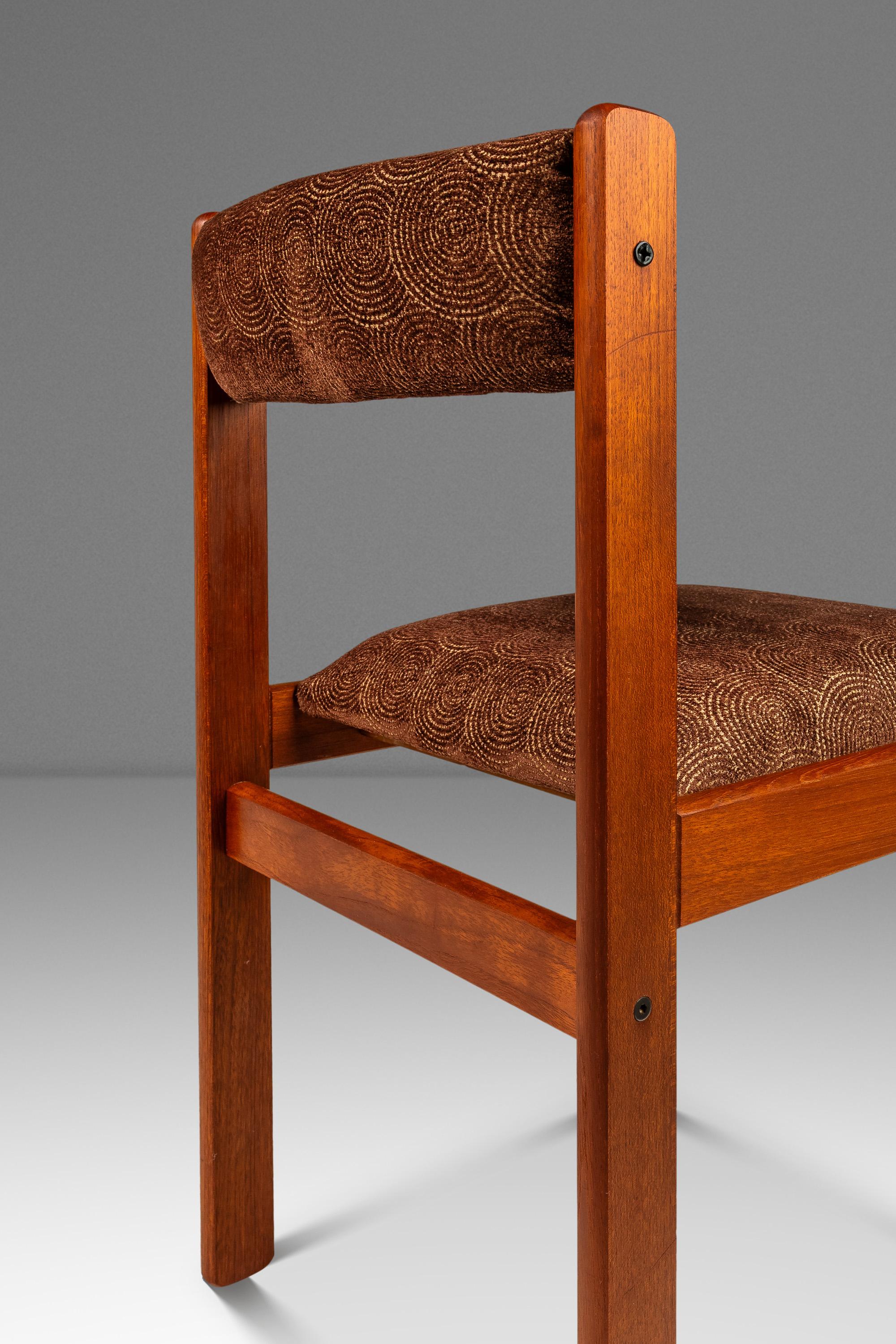 Ensemble de 6 chaises de salle à manger en teck massif par Findahl Møbler, Danemark, c. 1970 en vente 9