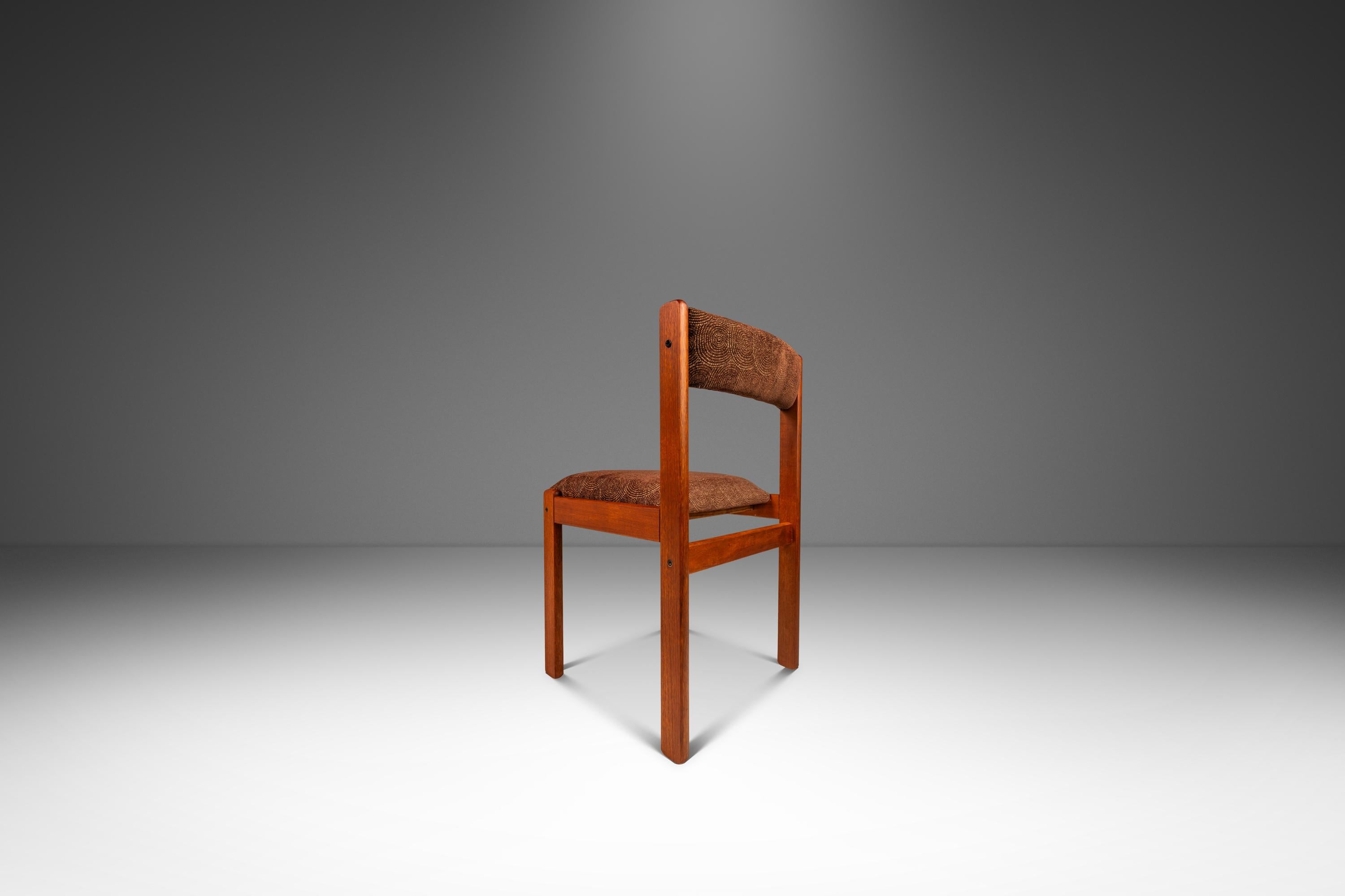 Ensemble de 6 chaises de salle à manger en teck massif par Findahl Møbler, Danemark, c. 1970 Bon état - En vente à Deland, FL
