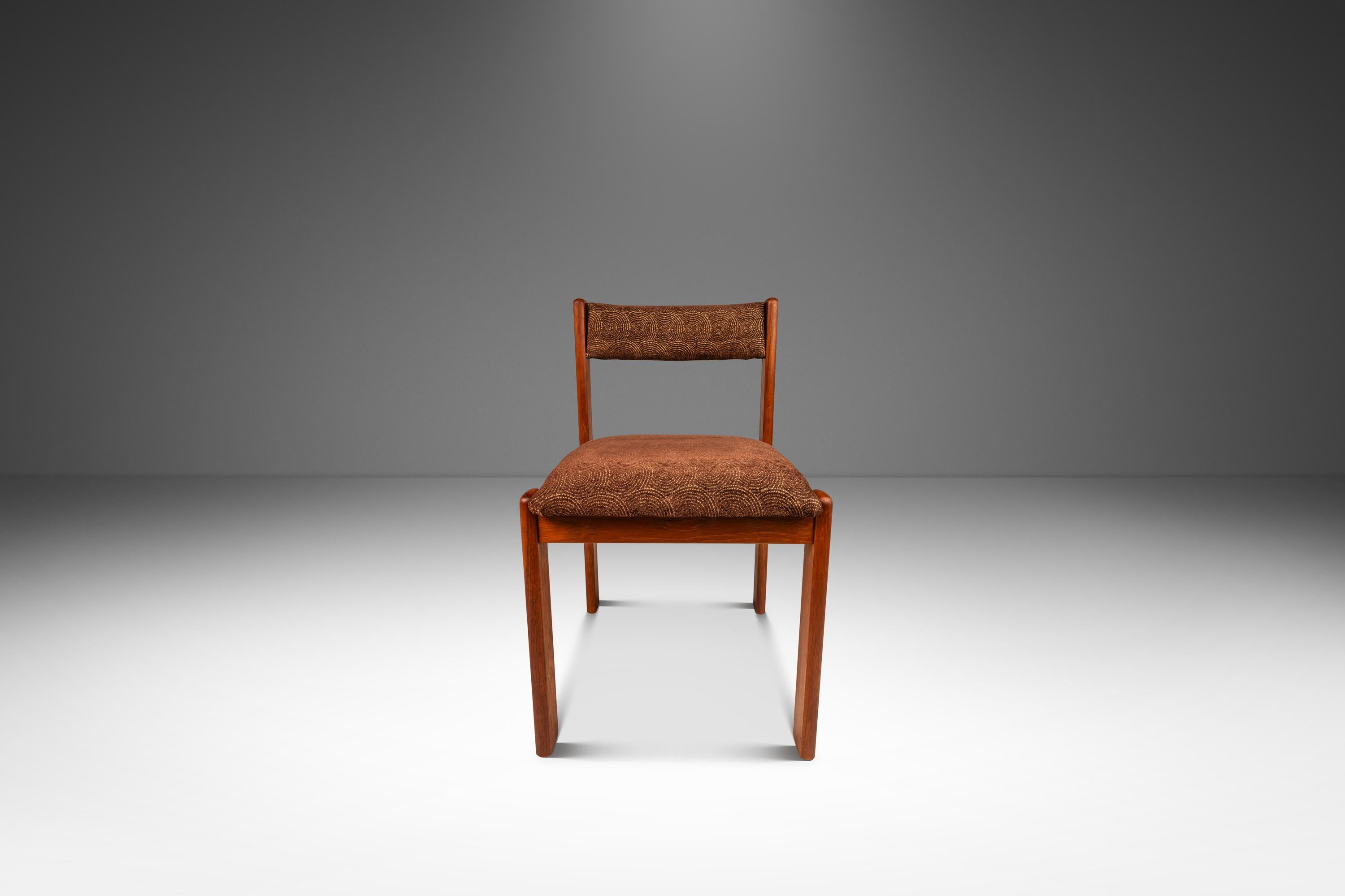 Ensemble de 6 chaises de salle à manger en teck massif par Findahl Møbler, Danemark, c. 1970 en vente 2