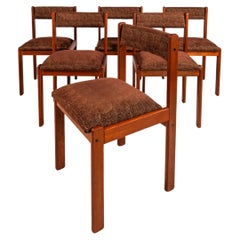 Juego de 6 sillas de comedor de teca maciza de Findahl Møbler, Dinamarca, c. 1970