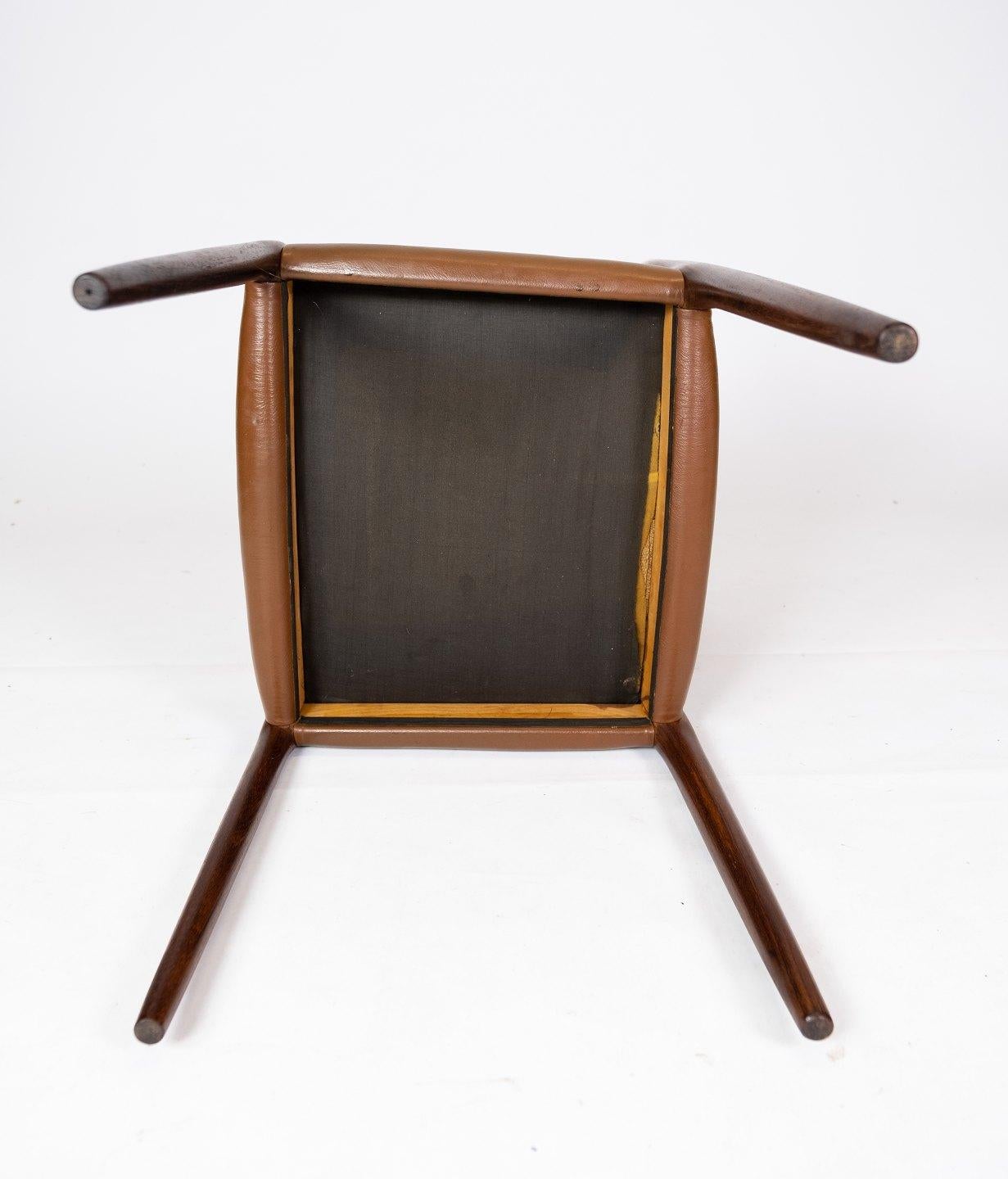 Set of 6 Dining Chairs, Model 80, in Rosewood Designed by N.O. Møller 2