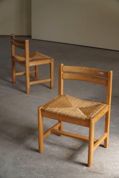 Set of 4 Dining Chairs, Model "Asserbo" by Børge Mogensen, for Ab Karl Andersson
