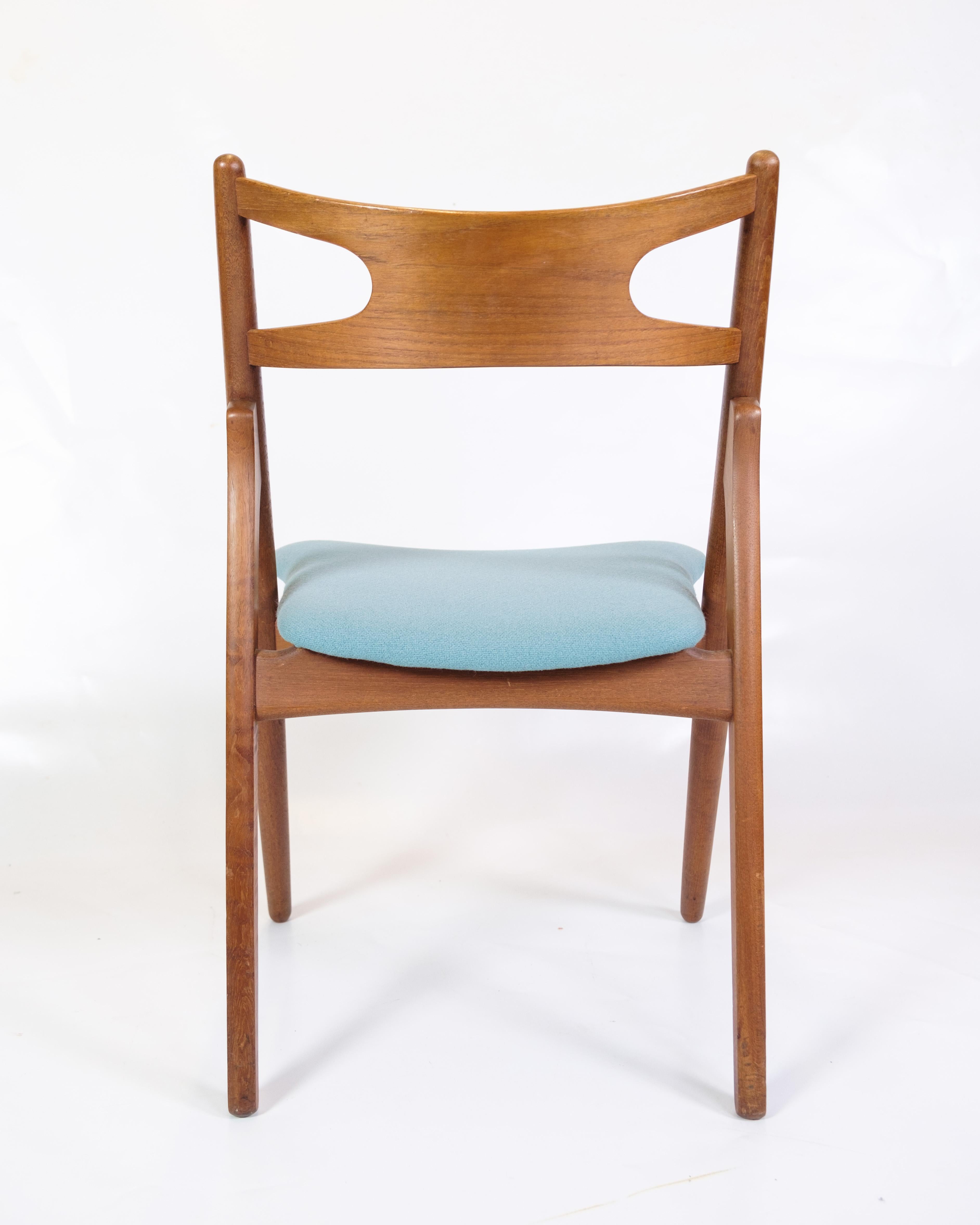 Set di 6 sedie da pranzo modello CH29P in teak di Hans J. Wegner degli anni '50 in vendita 3