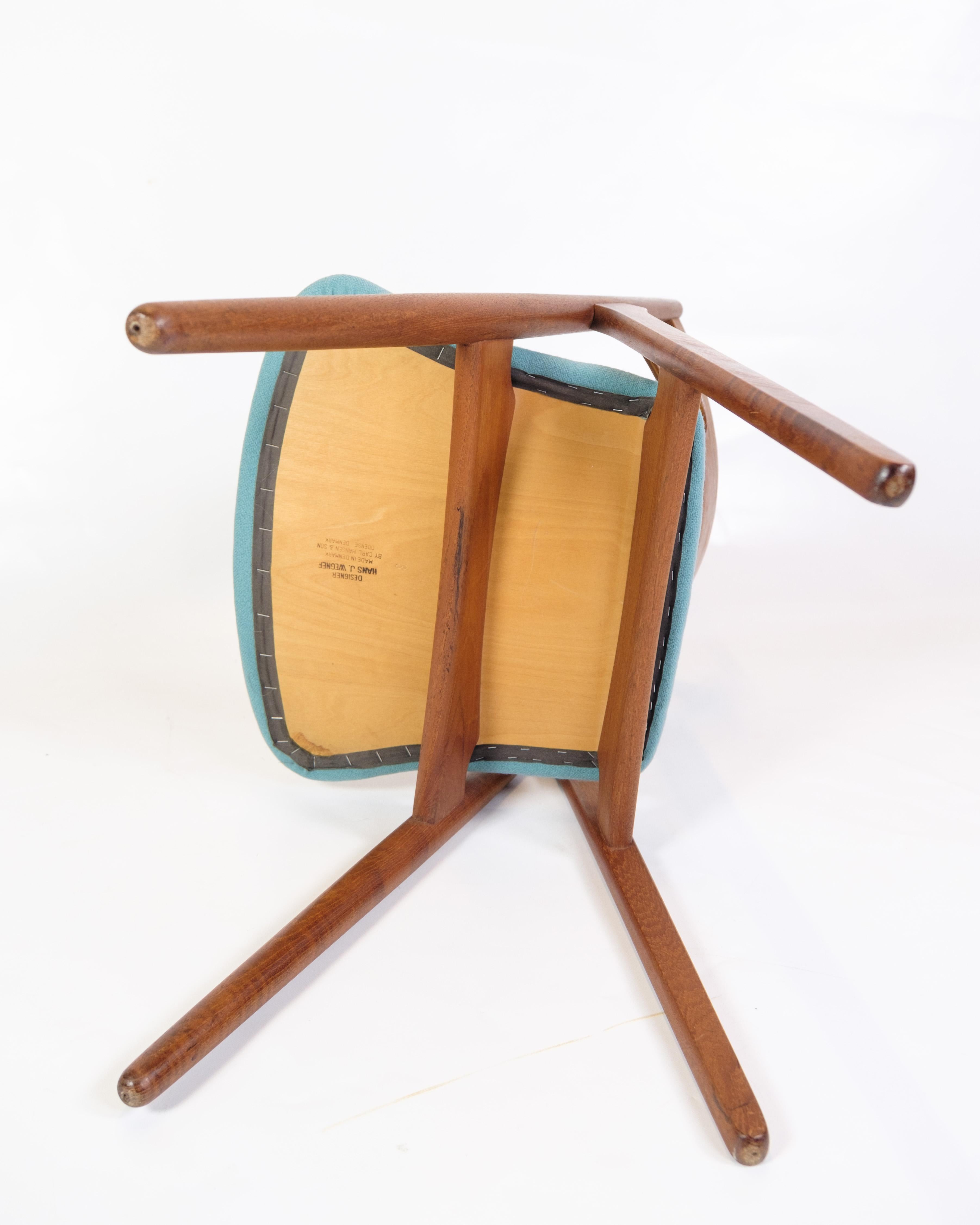 Set di 6 sedie da pranzo modello CH29P in teak di Hans J. Wegner degli anni '50 in vendita 4
