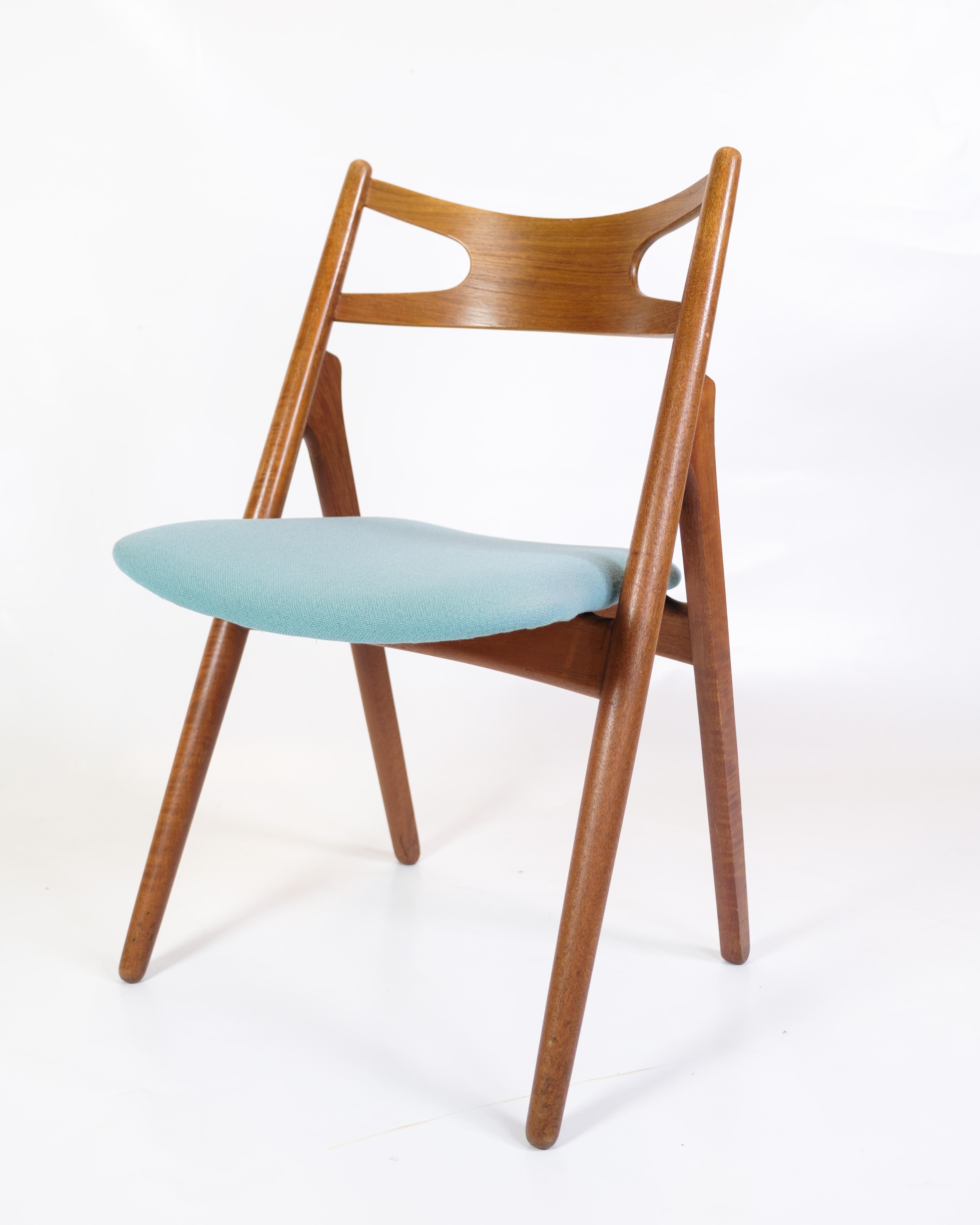 Set di 6 sedie da pranzo modello CH29P in teak di Hans J. Wegner degli anni '50 In condizioni buone in vendita a Lejre, DK