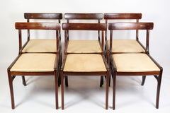 Juego De 6 Sillas De Comedor Modelo Rungstedlund De Caoba Por Ole Wanscher