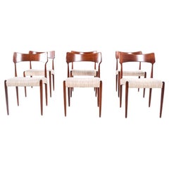 Set of 6 Dining Chairs Produced by Bernhard Pedersen & Son, 1960