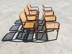 Set of 6 Dining room Armchairs by Mirjana Maracic for Mundus, Yugoslavia 1970s