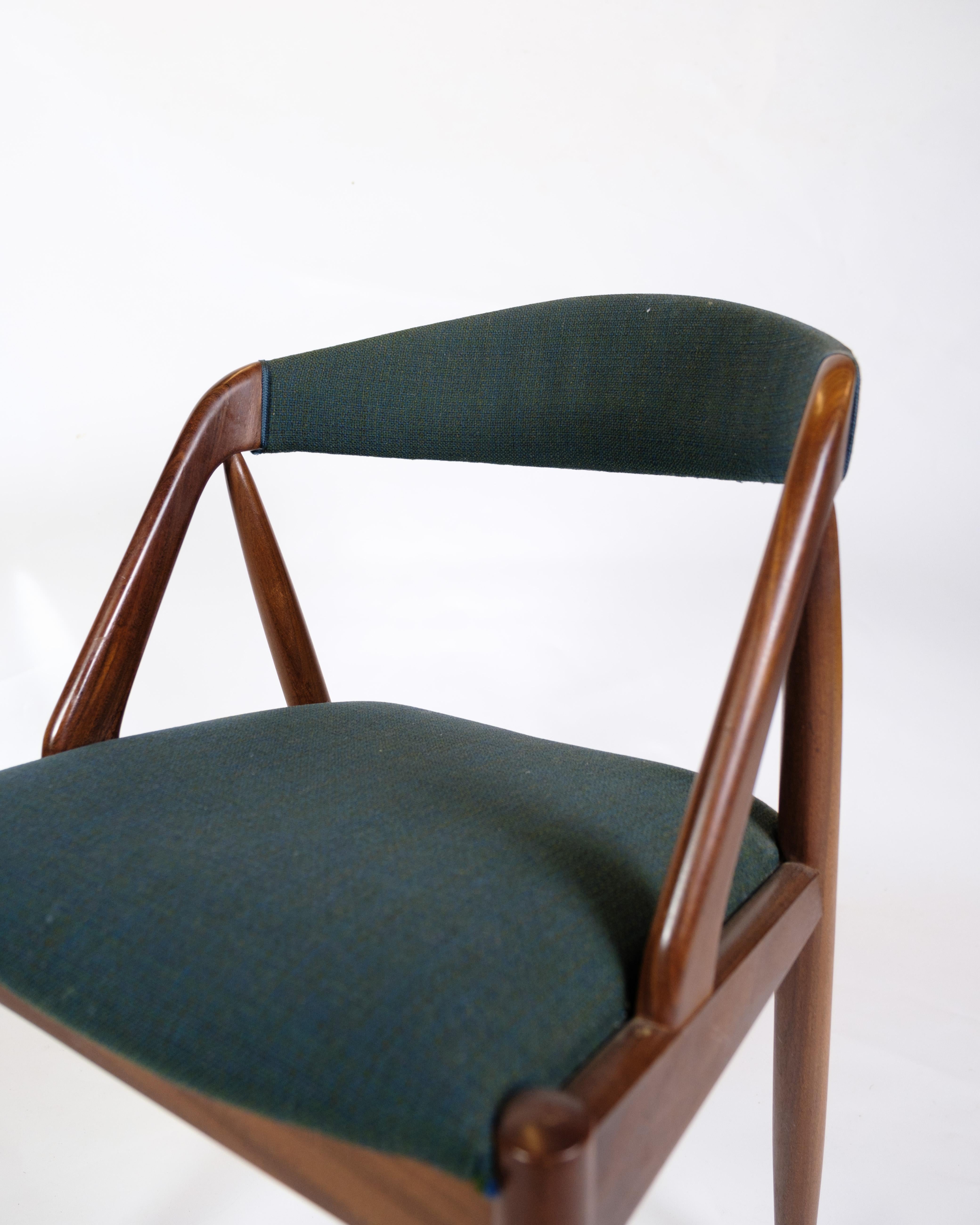 Ensemble de 6 chaises de salle à manger modèle 31 fabriquées en teck par Kai Kristiansen à partir de 1950 Bon état - En vente à Lejre, DK