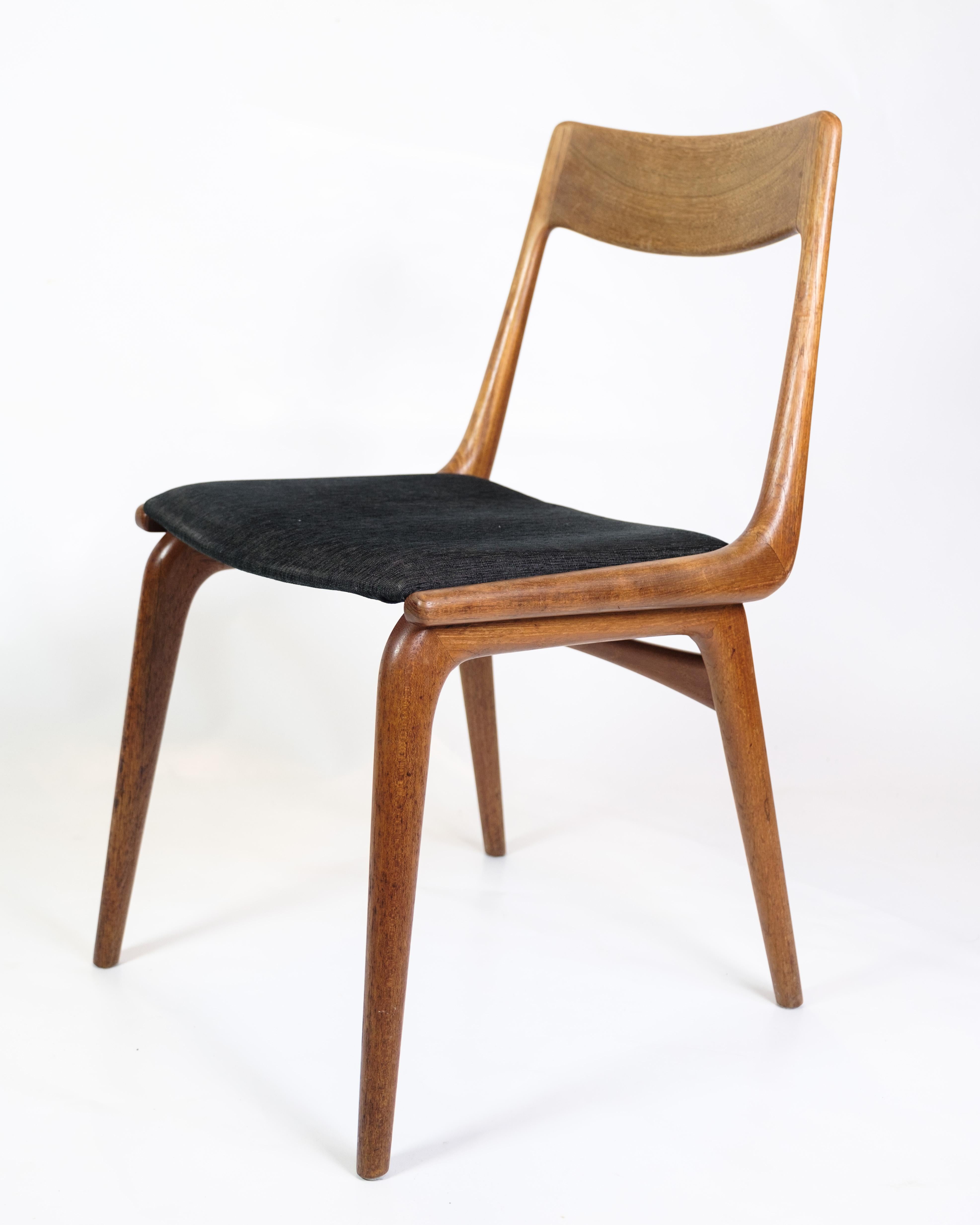 Satz von 6 Esszimmerstühlen Modell 370 von Alfred Christensen aus den 1950er Jahren (Moderne der Mitte des Jahrhunderts) im Angebot