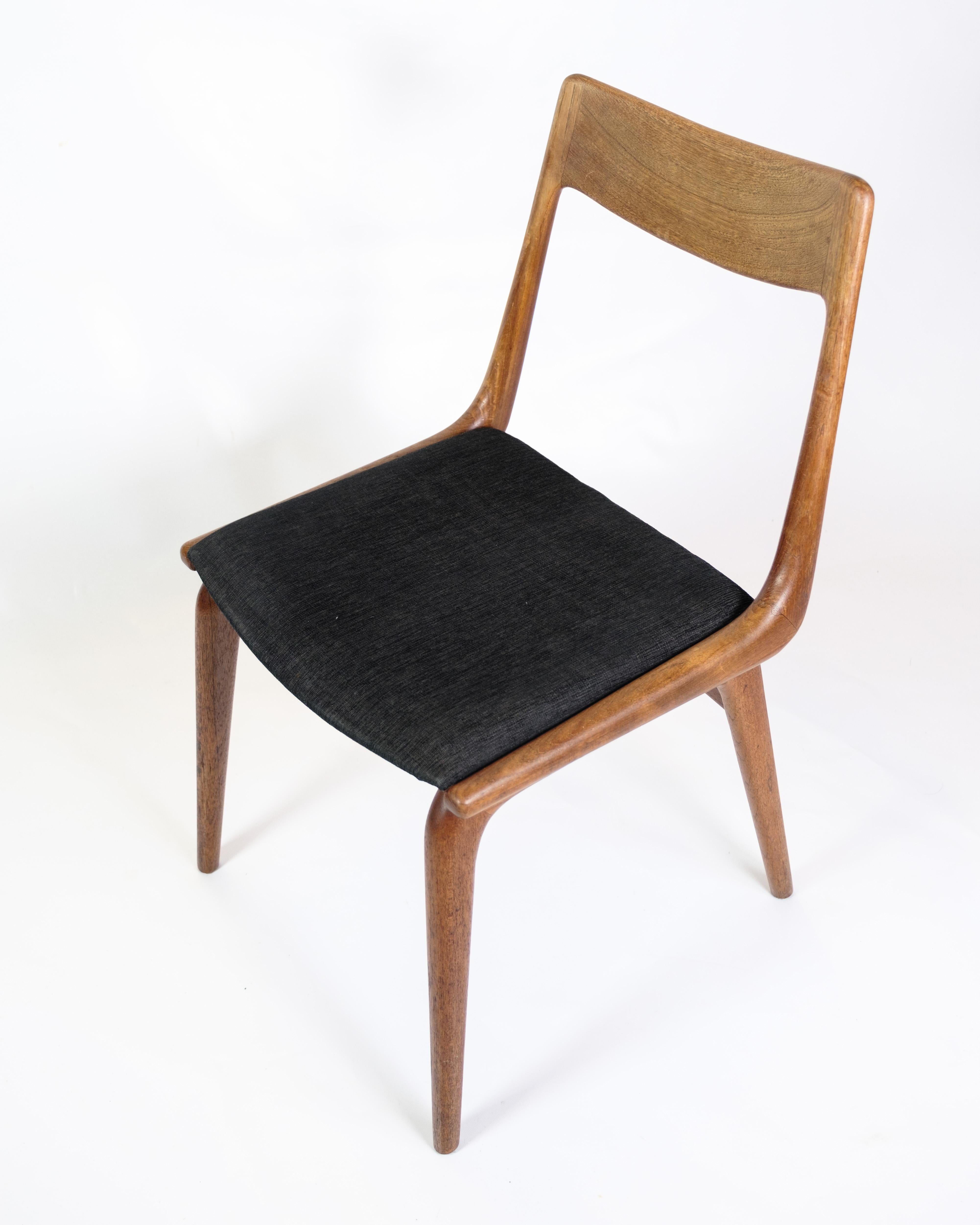 Danish Set Of 6 Dining Room Chairs Model 370 By Alfred Christensen From 1950s For Sale