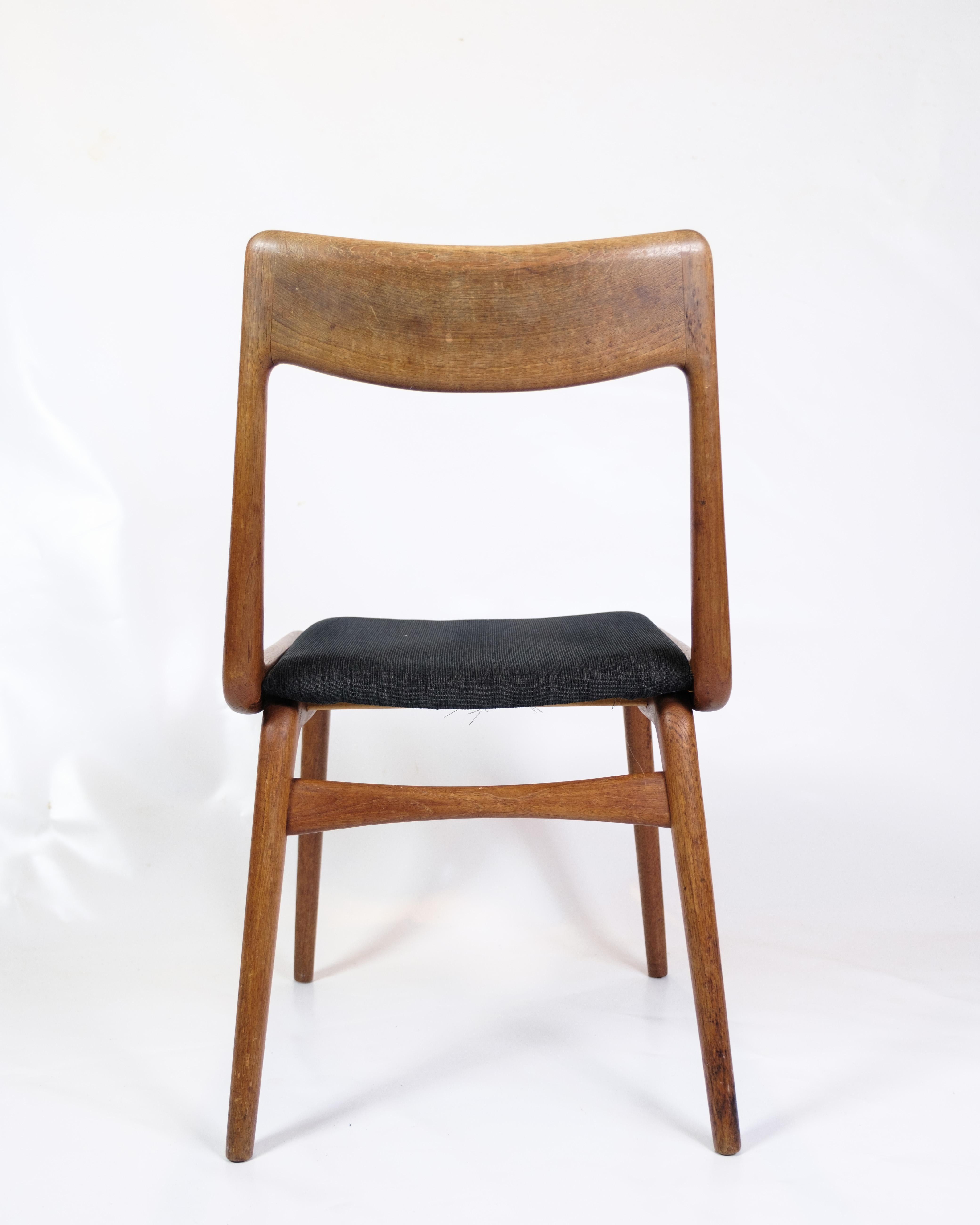 Ensemble de 6 chaises de salle à manger modèle 370 par Alfred Christensen des années 1950 en vente 2
