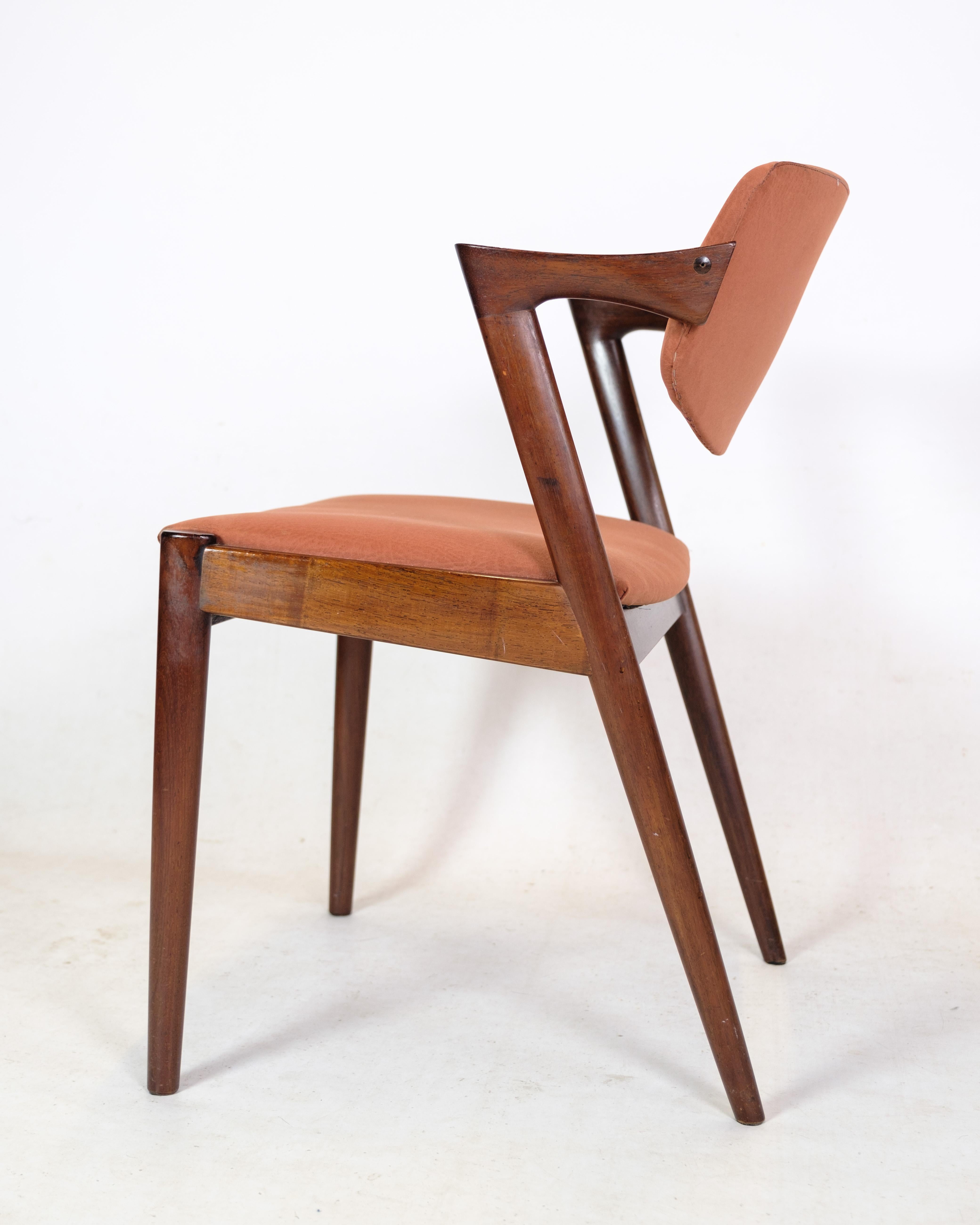 Satz von 6 Esszimmerstühlen Modell 42 aus Palisanderholz von Kai Kristiansen  (Rosenholz) im Angebot