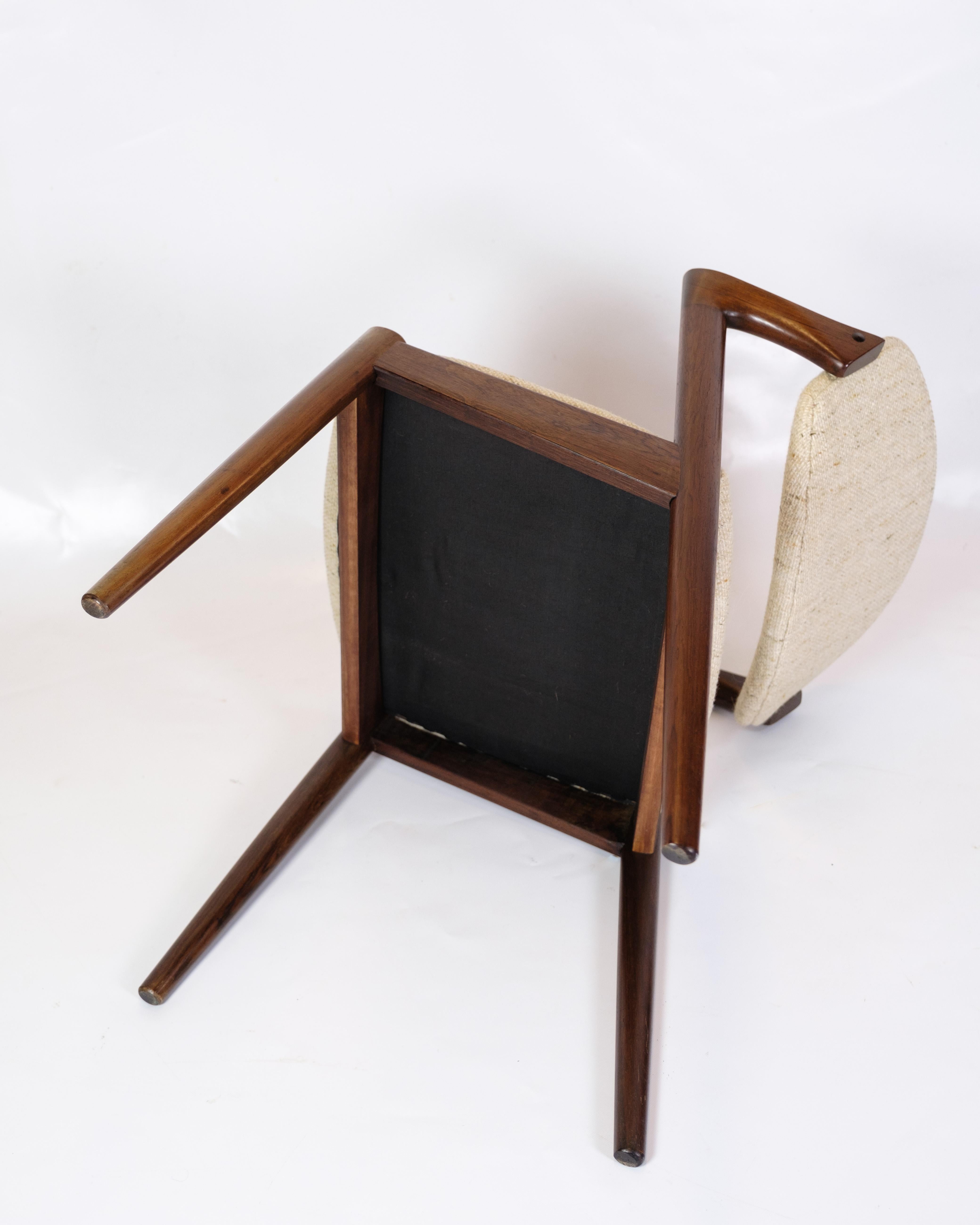 Set Of 6 Dining Table Chairs Model 42 Made In Rosewood By Kai Kristiansen 1