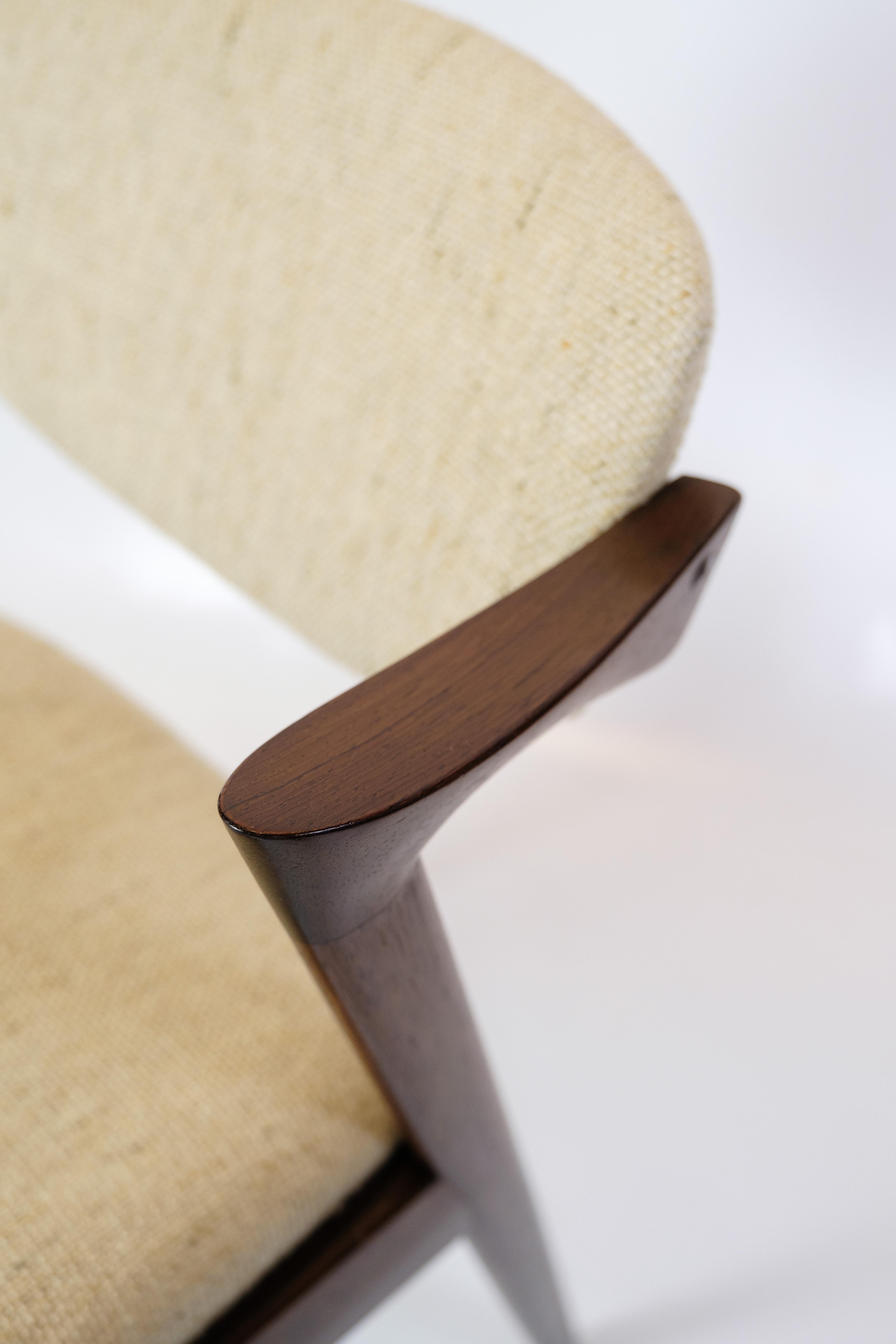 Set Of 6 Dining Table Chairs Model 42 Made In Rosewood By Kai Kristiansen 2