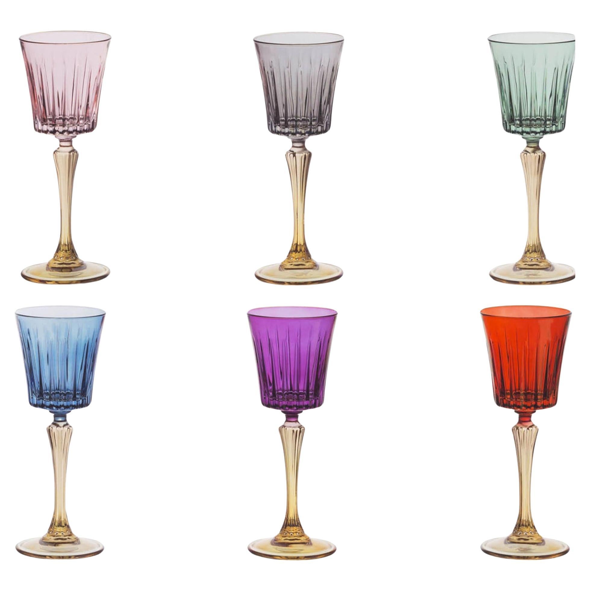 Set of 6 Domina Liquor Chalices For Sale