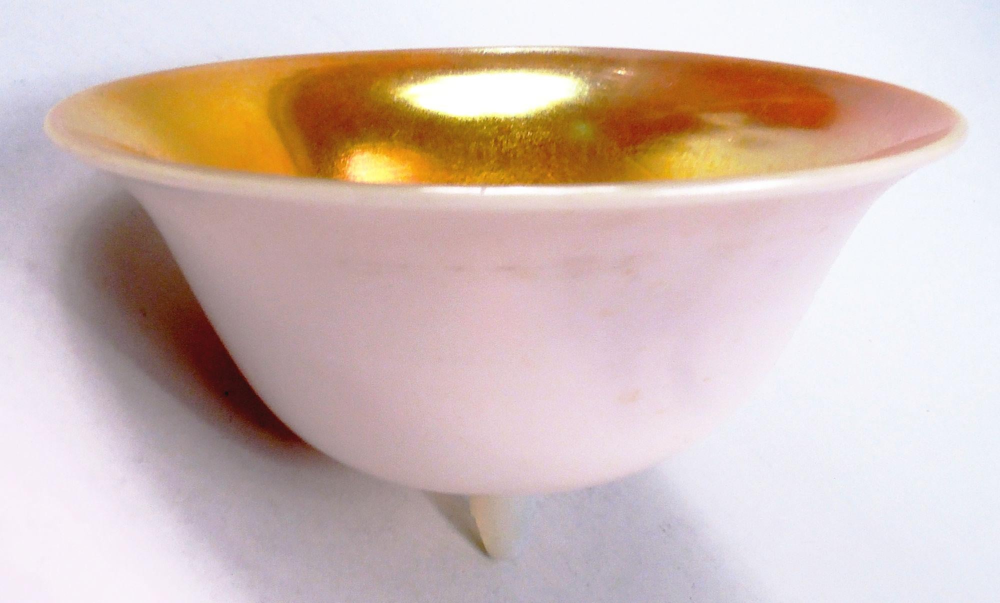Set of 6 Dominick & Haff Windsor Dessert Cups with Art Glass Liners 3