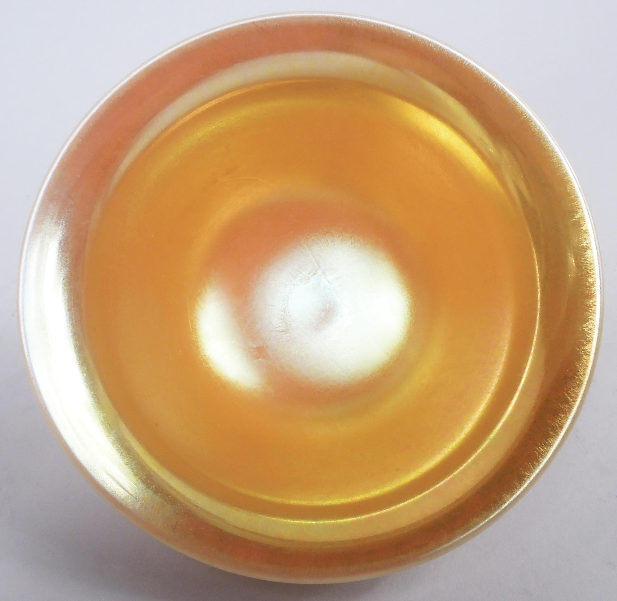 Set of 6 Dominick & Haff Windsor Dessert Cups with Art Glass Liners 1
