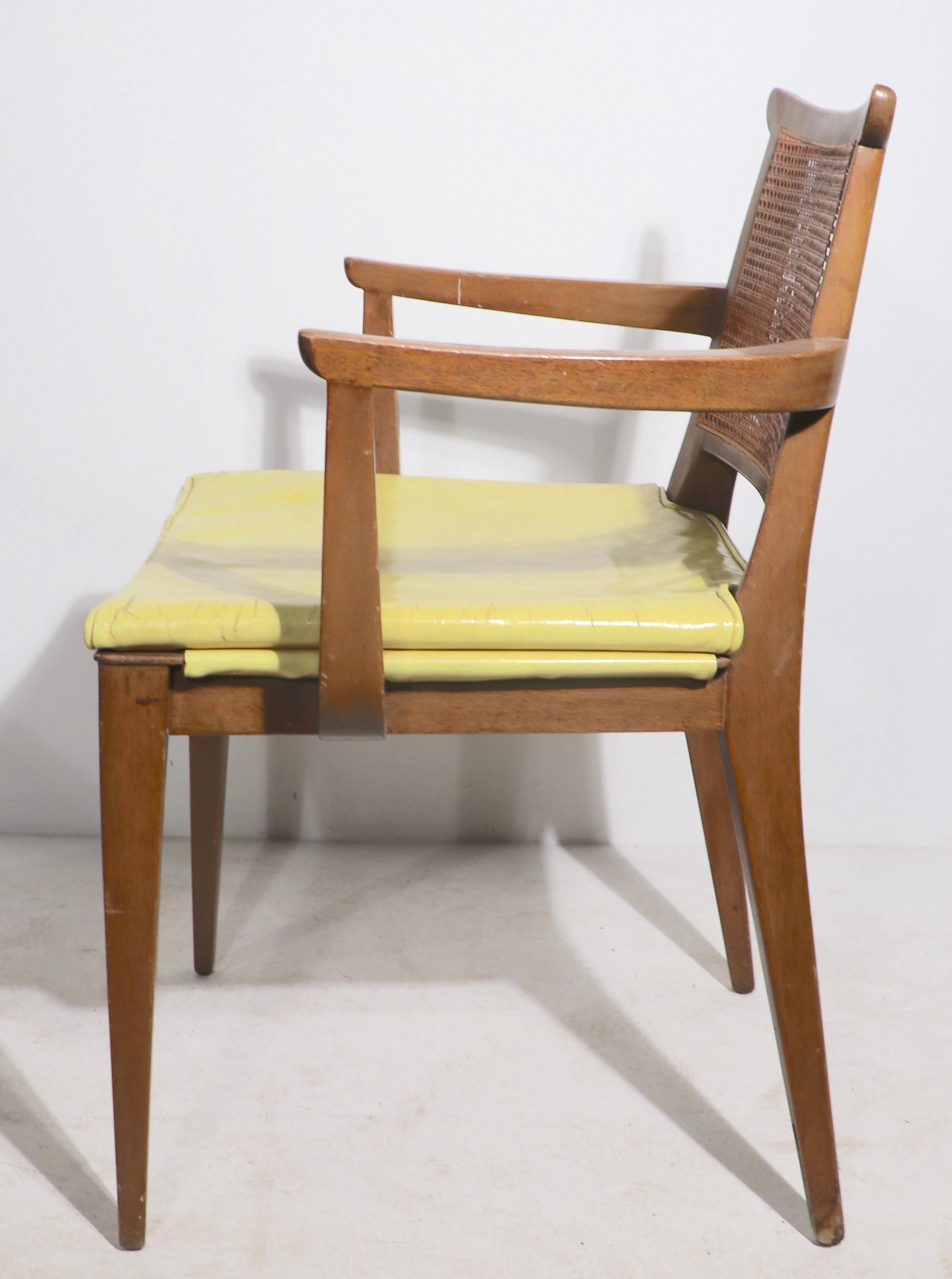 20th Century Set of 6 Dunbar Dining Chairs Designed by Wormley, Circa 1950's