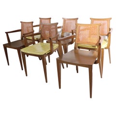Set of 6 Dunbar Dining Chairs Designed by Wormley, Circa 1950's