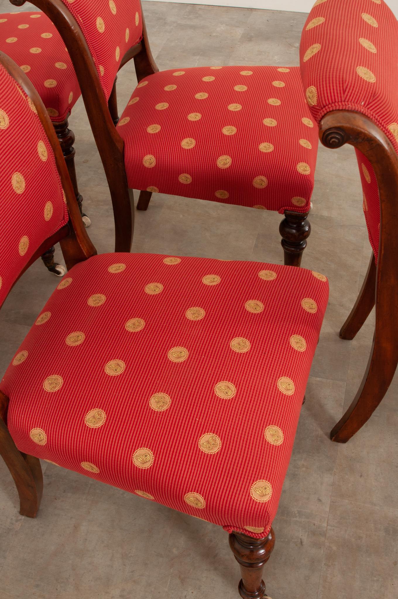 19th Century Set of 6 Dutch Dining Chairs