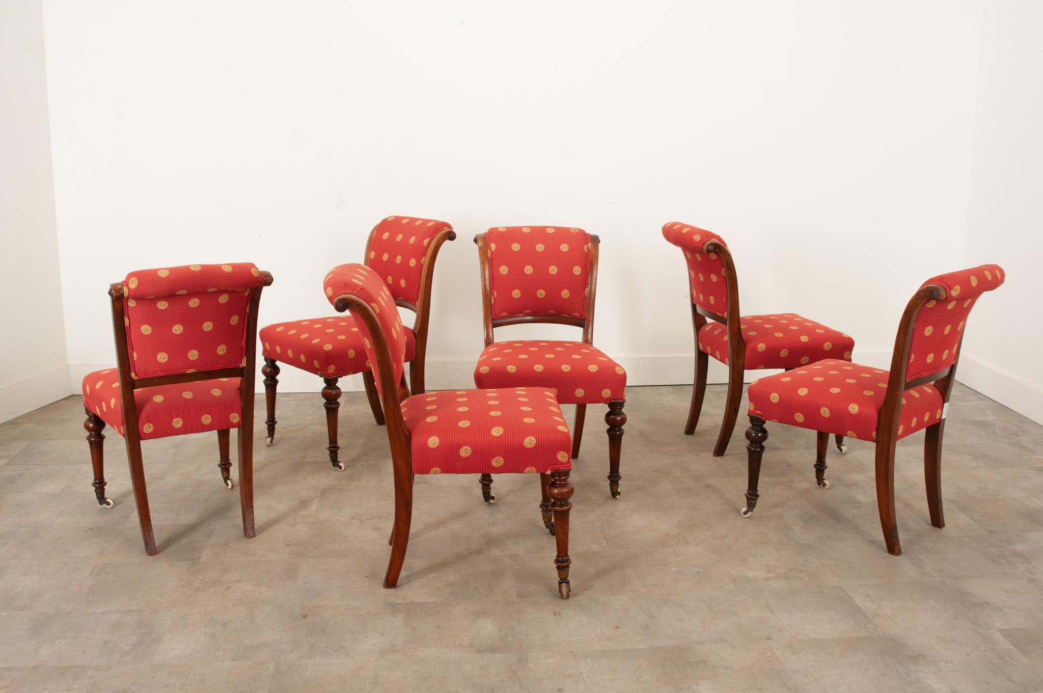 Set of 6 Dutch Dining Chairs 1