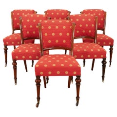 Antique Set of 6 Dutch Dining Chairs