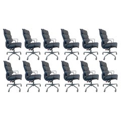 Used Set of 6 Eames for Herman Miller Soft Pad Chairs, 1980's