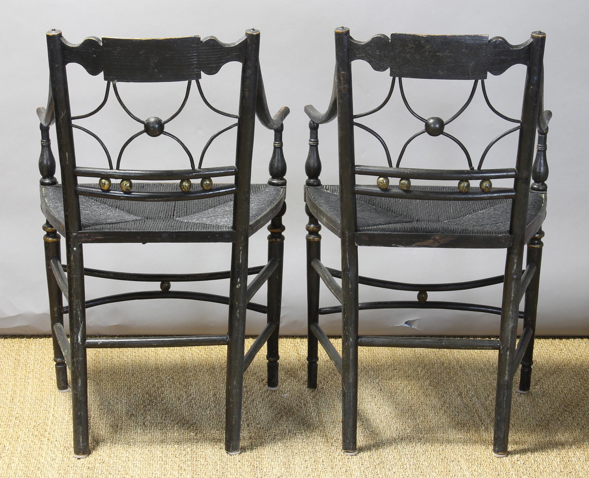 American Classical Set of 6 Early 19th Century American 