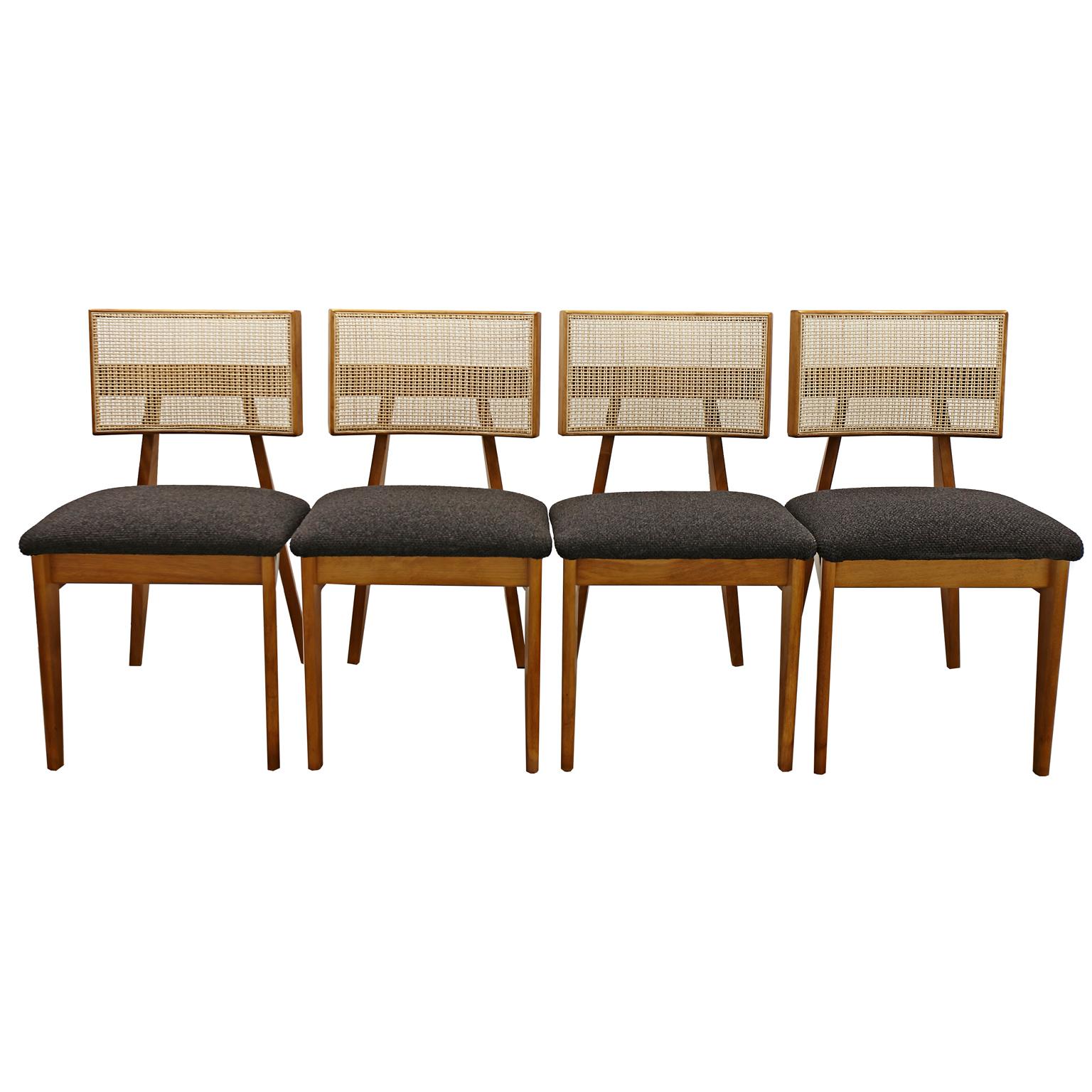 Mid-Century Modern Set of 6 Early George Nelson for Herman Miller Dining Chairs For Sale