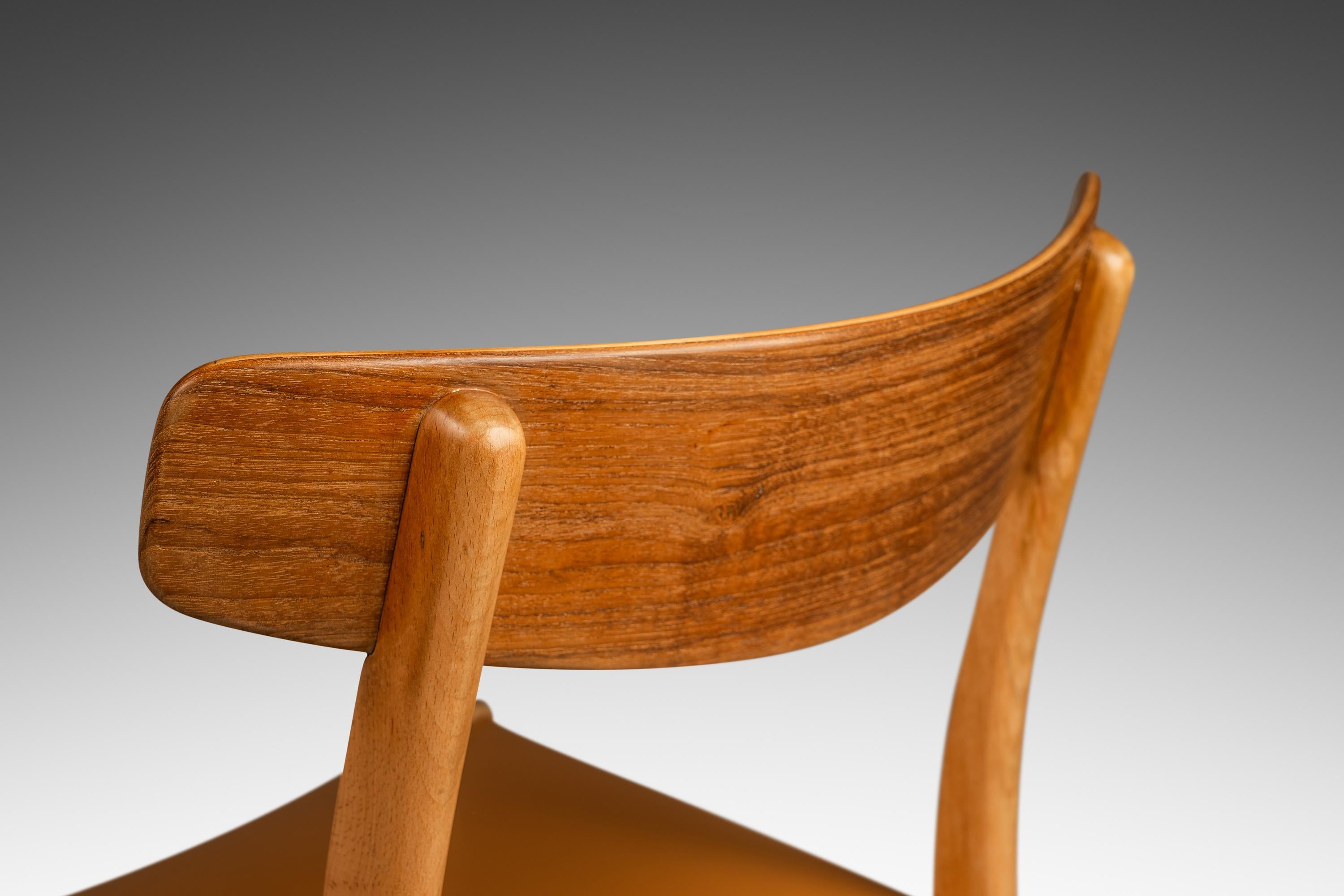 Set of 6 Early Hans Wegner CH23 Dining Chairs, Carl Hansen & Søn, Denmark, 1950s For Sale 7