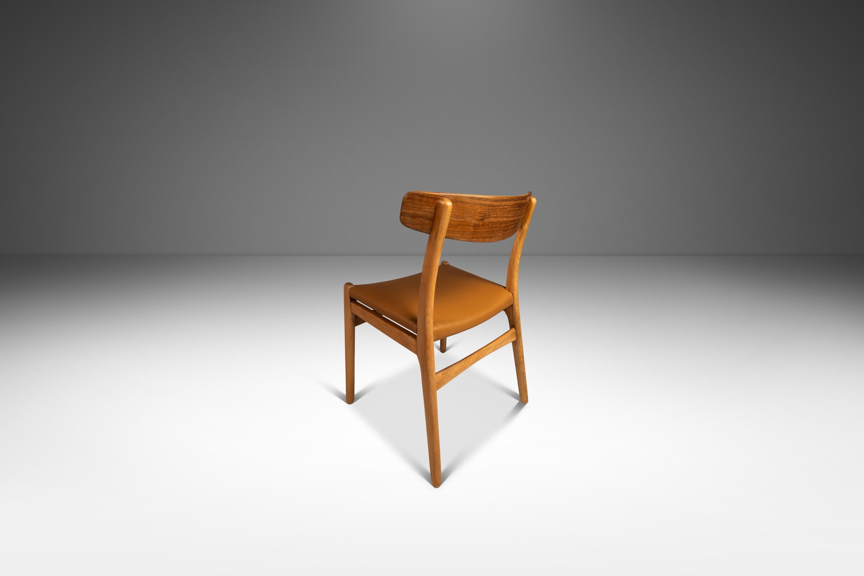 Danish Set of 6 Early Hans Wegner CH23 Dining Chairs, Carl Hansen & Søn, Denmark, 1950s For Sale