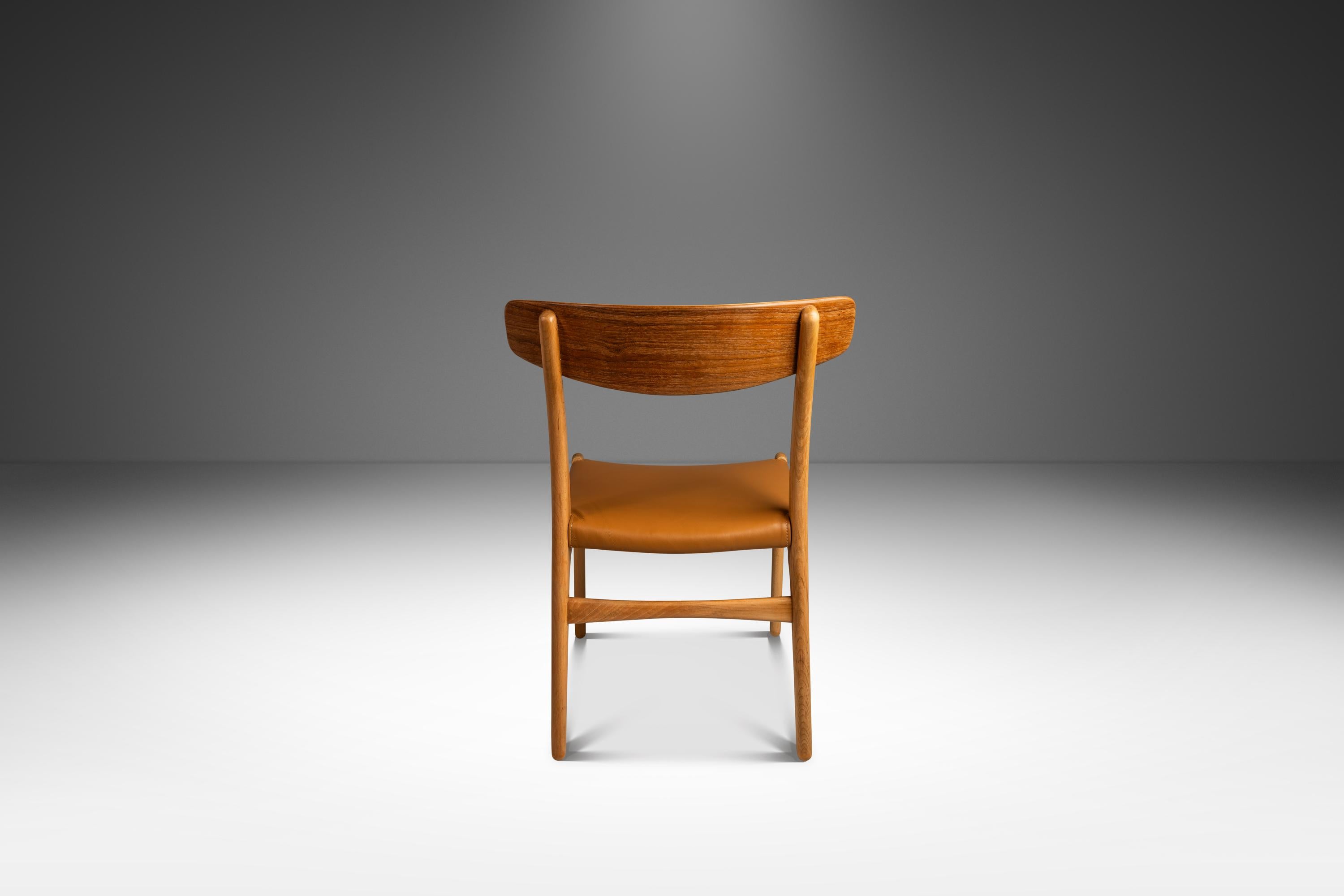 Set of 6 Early Hans Wegner CH23 Dining Chairs, Carl Hansen & Søn, Denmark, 1950s In Good Condition For Sale In Deland, FL
