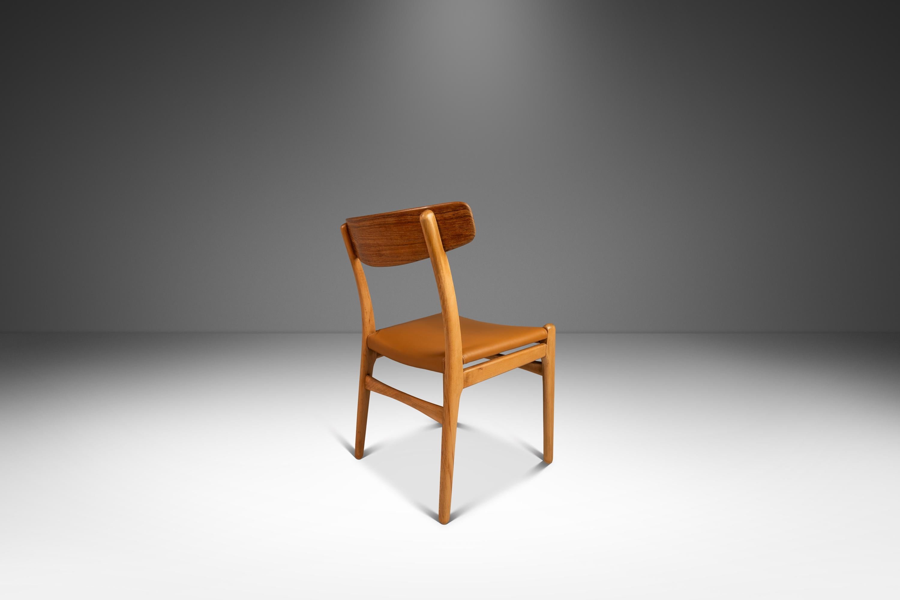 Set of 6 Early Hans Wegner CH23 Dining Chairs, Carl Hansen & Søn, Denmark, 1950s For Sale 1