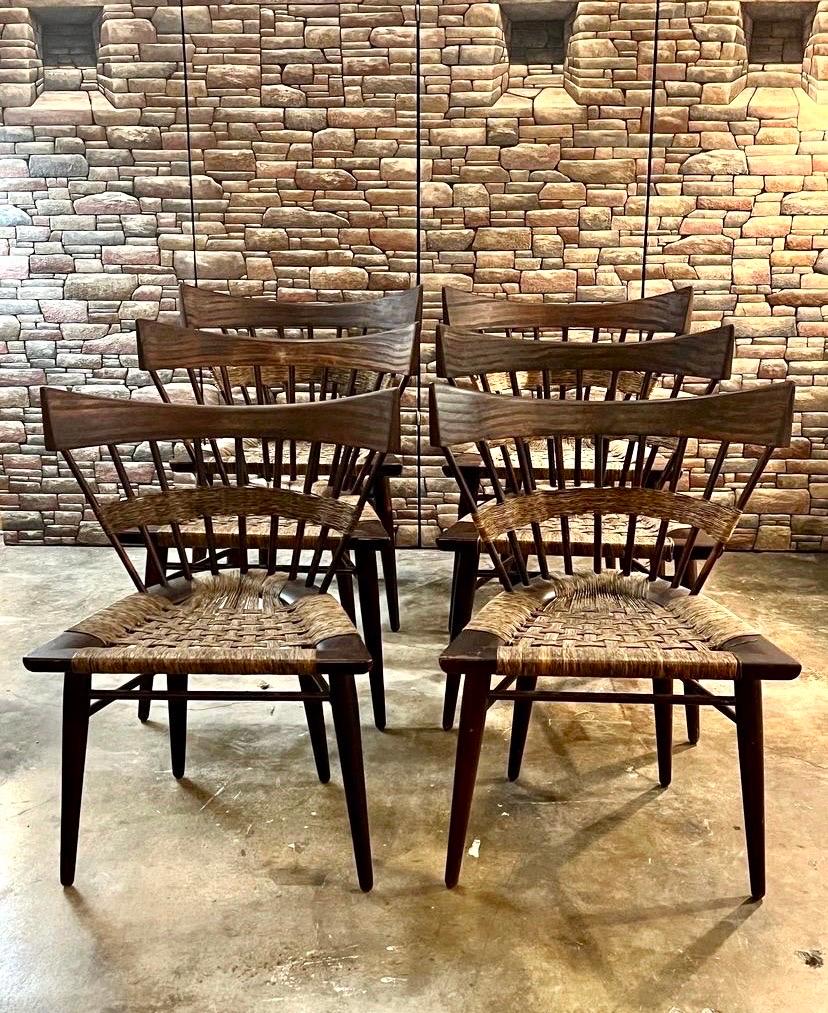 Set of 6 Edmond Spence 'Yucatan' Dining Chairs, 1950s 4