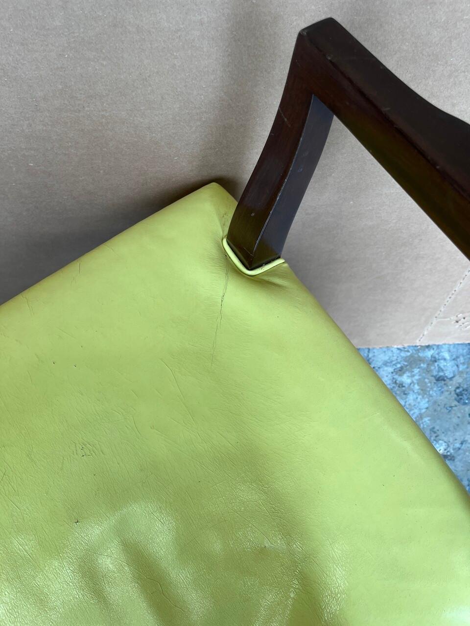 Juego de 6 sillas de comedor Edward Wormley para Dunbar Tapicería en venta