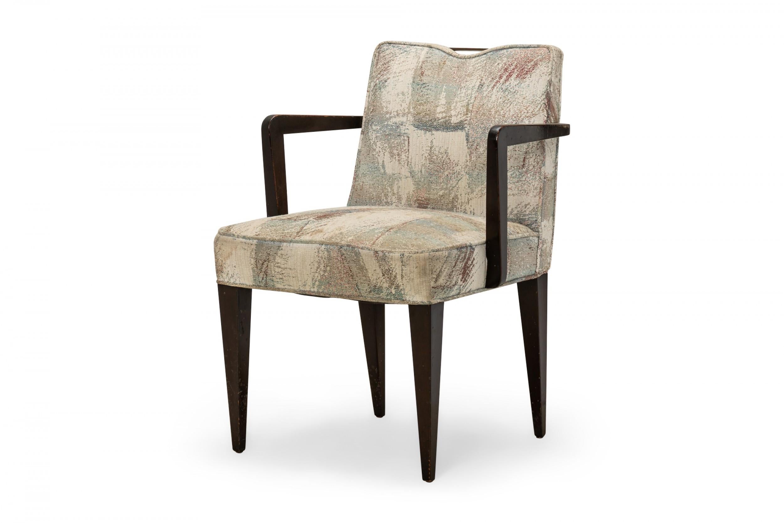 patterned upholstered dining chairs