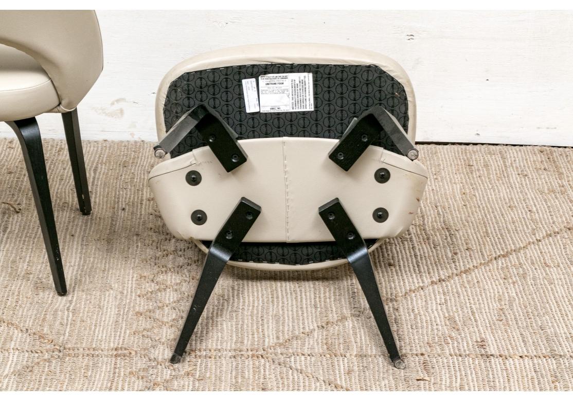 6er-Set Eero Saarinen für Knoll 72CW  Kunstleder Stühle im Angebot 5
