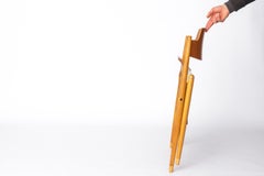 Set of 6 Egon Eiermann SE18 Folding Chairs – Wilde + Spieth, 1950s, Teak & Beech