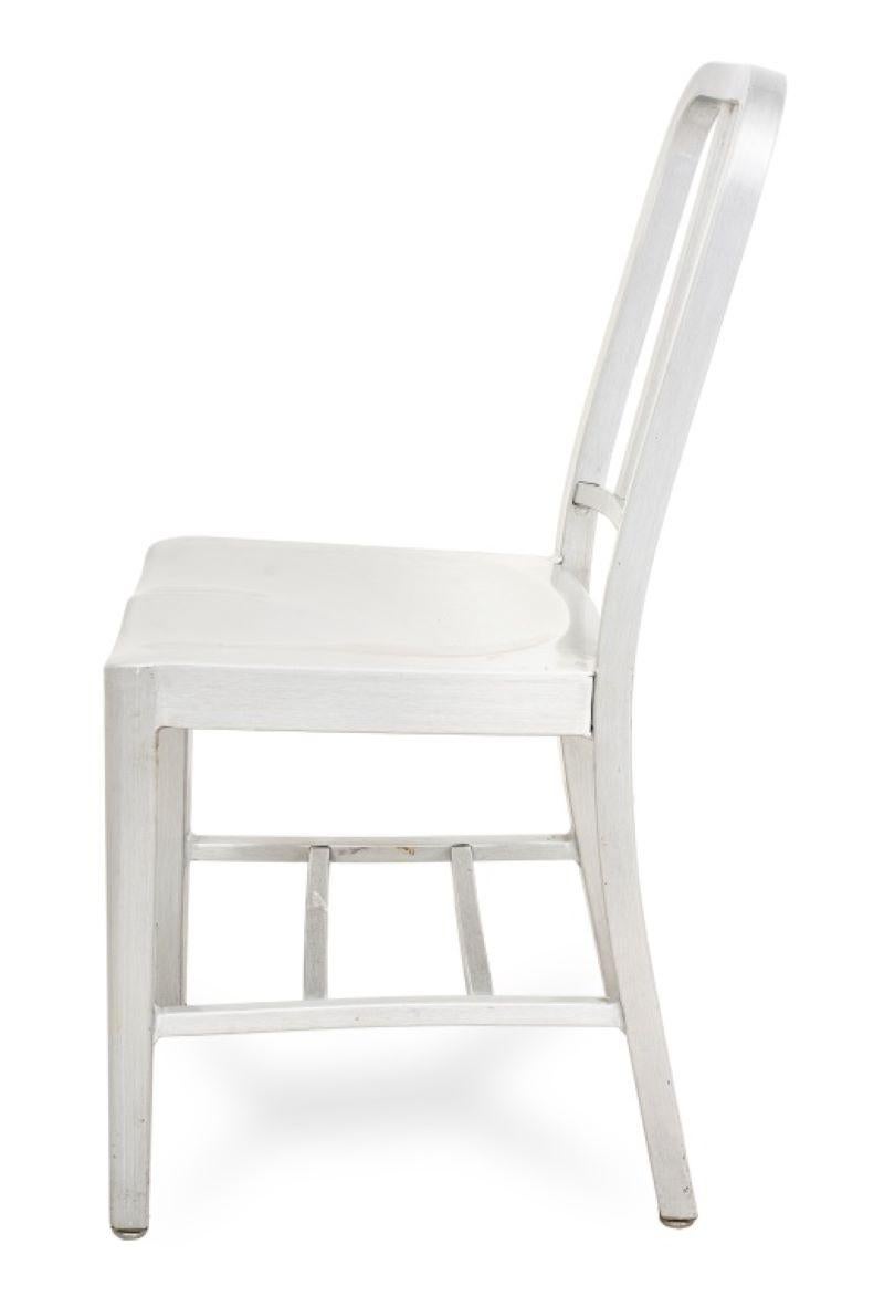 Set of 6 Emeco Aluminum Navy Chairs For Sale 2