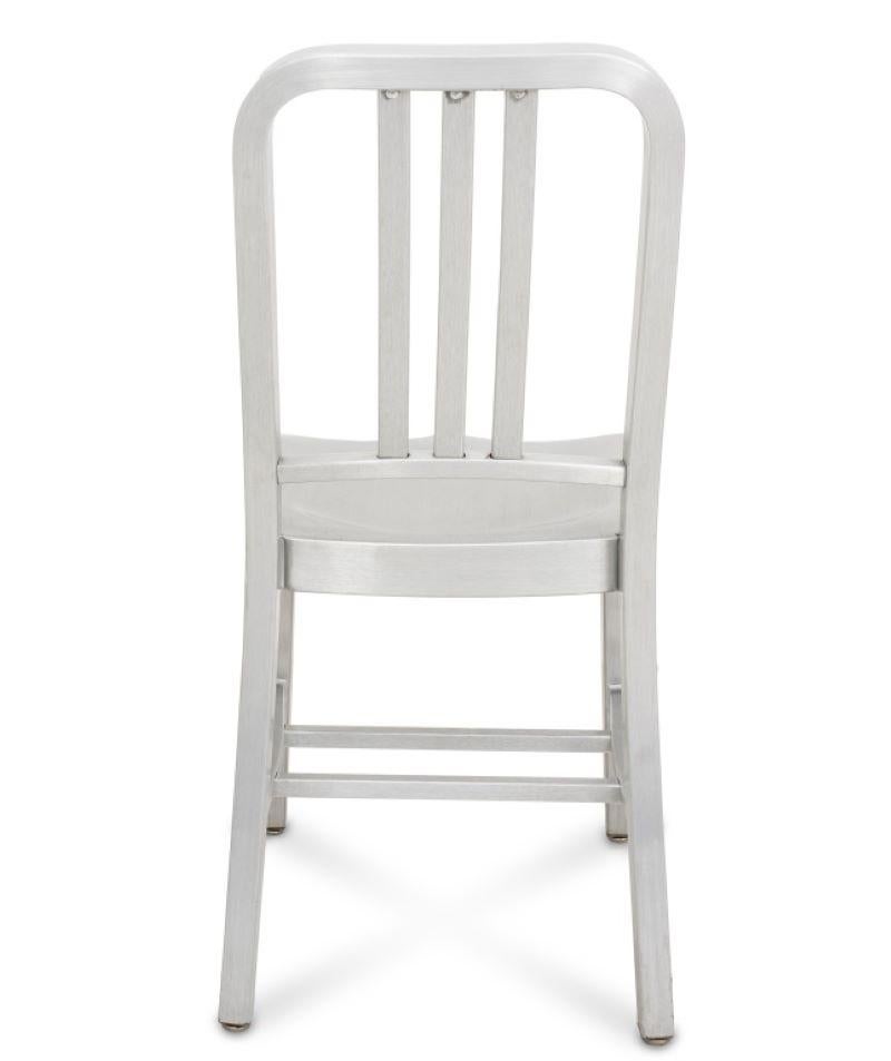 Set of 6 Emeco Aluminum Navy Chairs For Sale 3