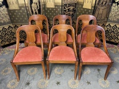 Set of 6 Empire style gondola chairs
