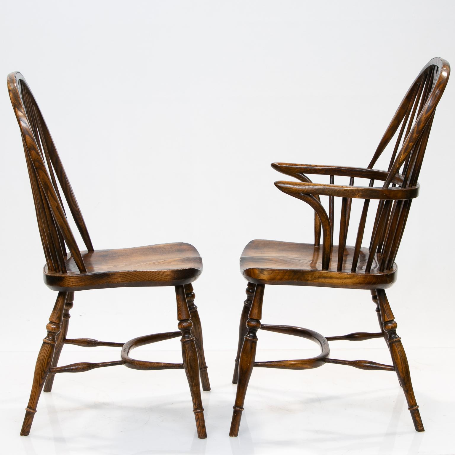 set of 6 windsor chairs