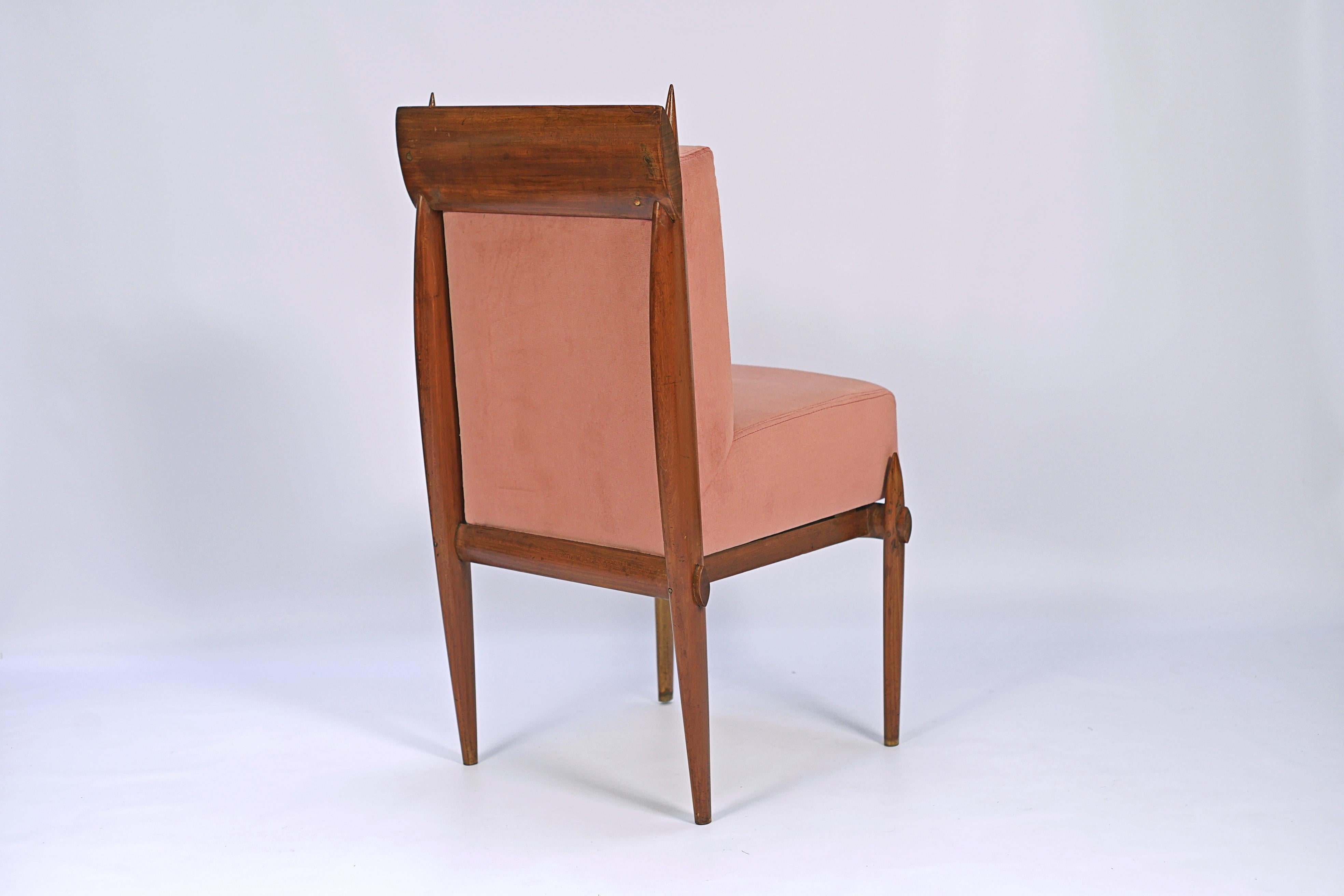 Français Ensemble de 6 chaises européennes Art Déco en vente